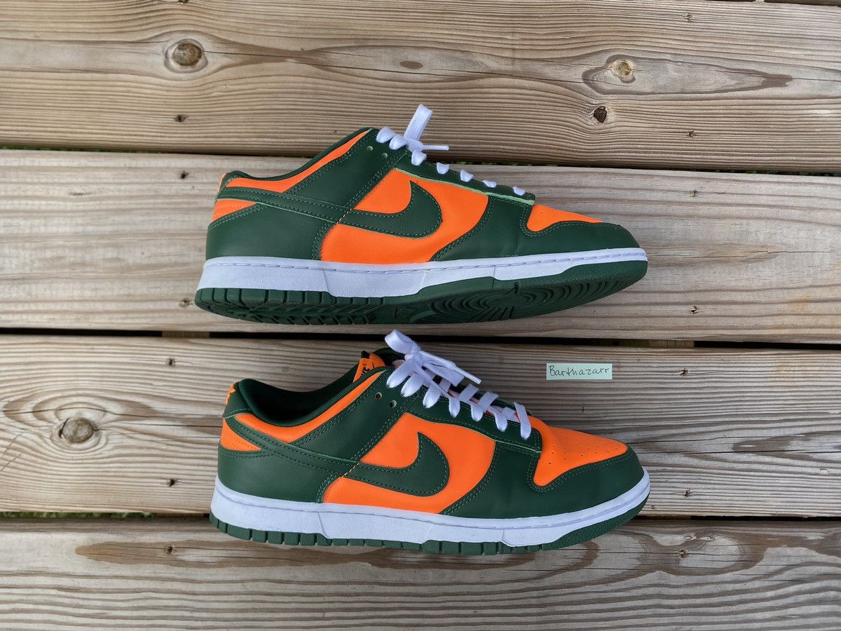 image of Nike Dunk Low Retro Miami Shoes, Men's (Size 11)