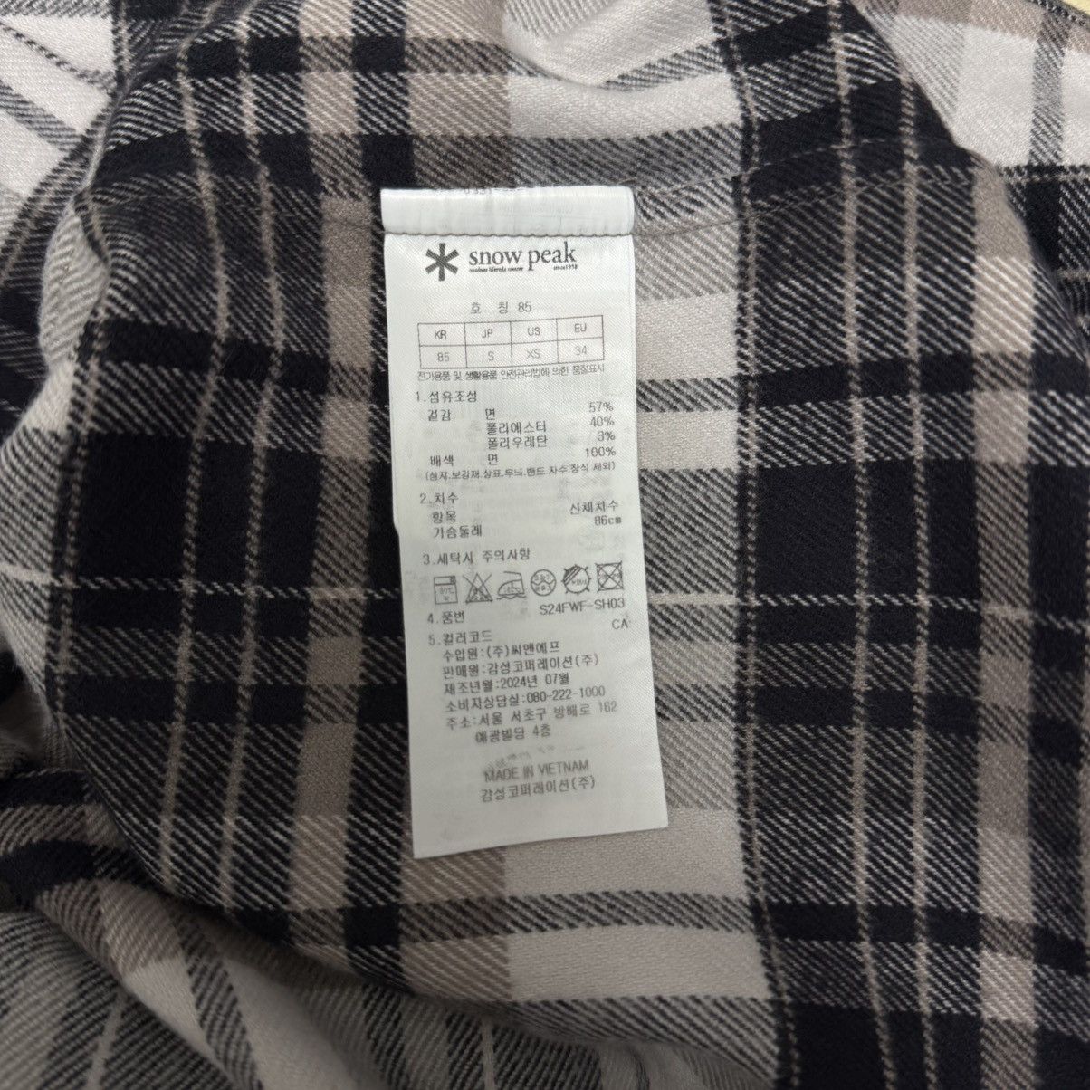 Snow Peak Snow Peak Oversized Flannel Plaid Shirt Size S / US 4 / IT 40 - 11 Thumbnail
