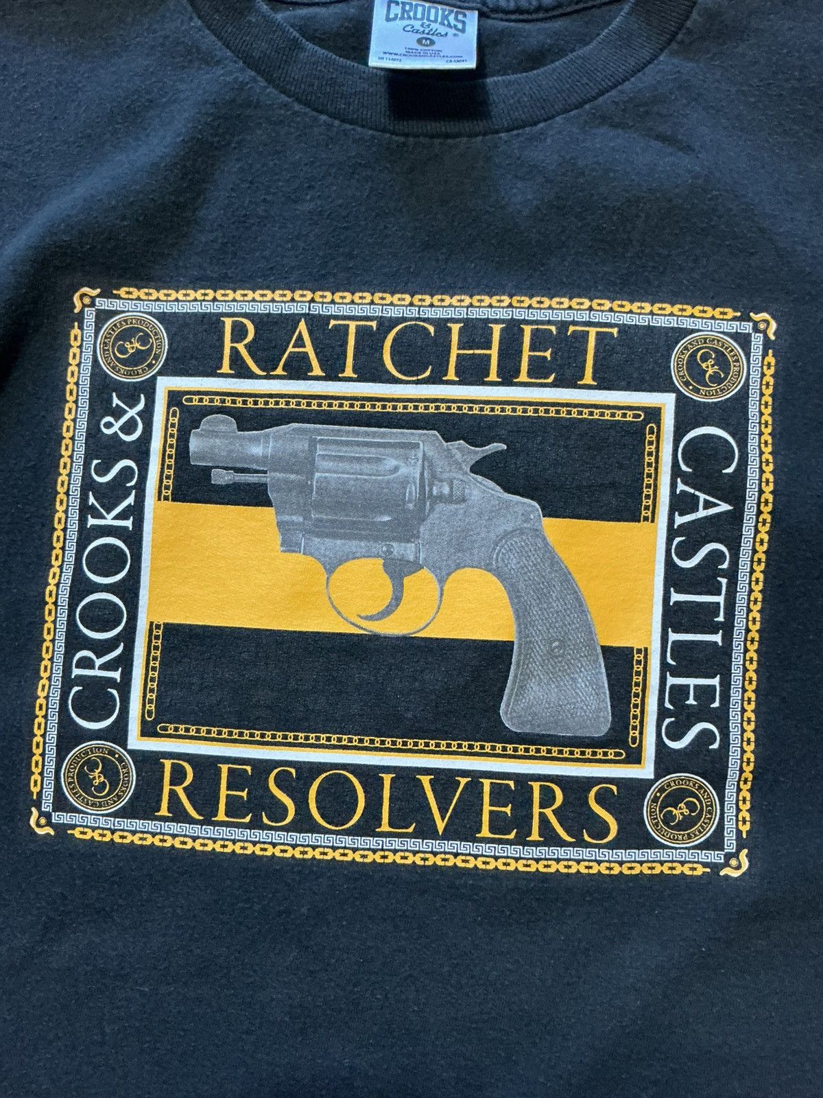 Crooks & Castles Crooks & Castles Ratchet Resolvers Gun Box Logo T-Shirt Size US M / EU 48-50 / 2 - 7 Thumbnail