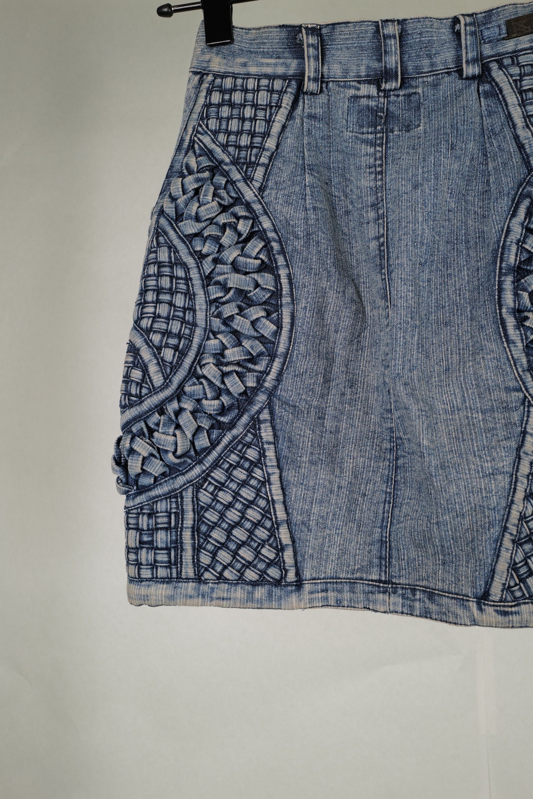 KTZ KTZ PLEATED DENIM SKIRT XS Size 27" / US 4 / IT 40 - 15 Thumbnail