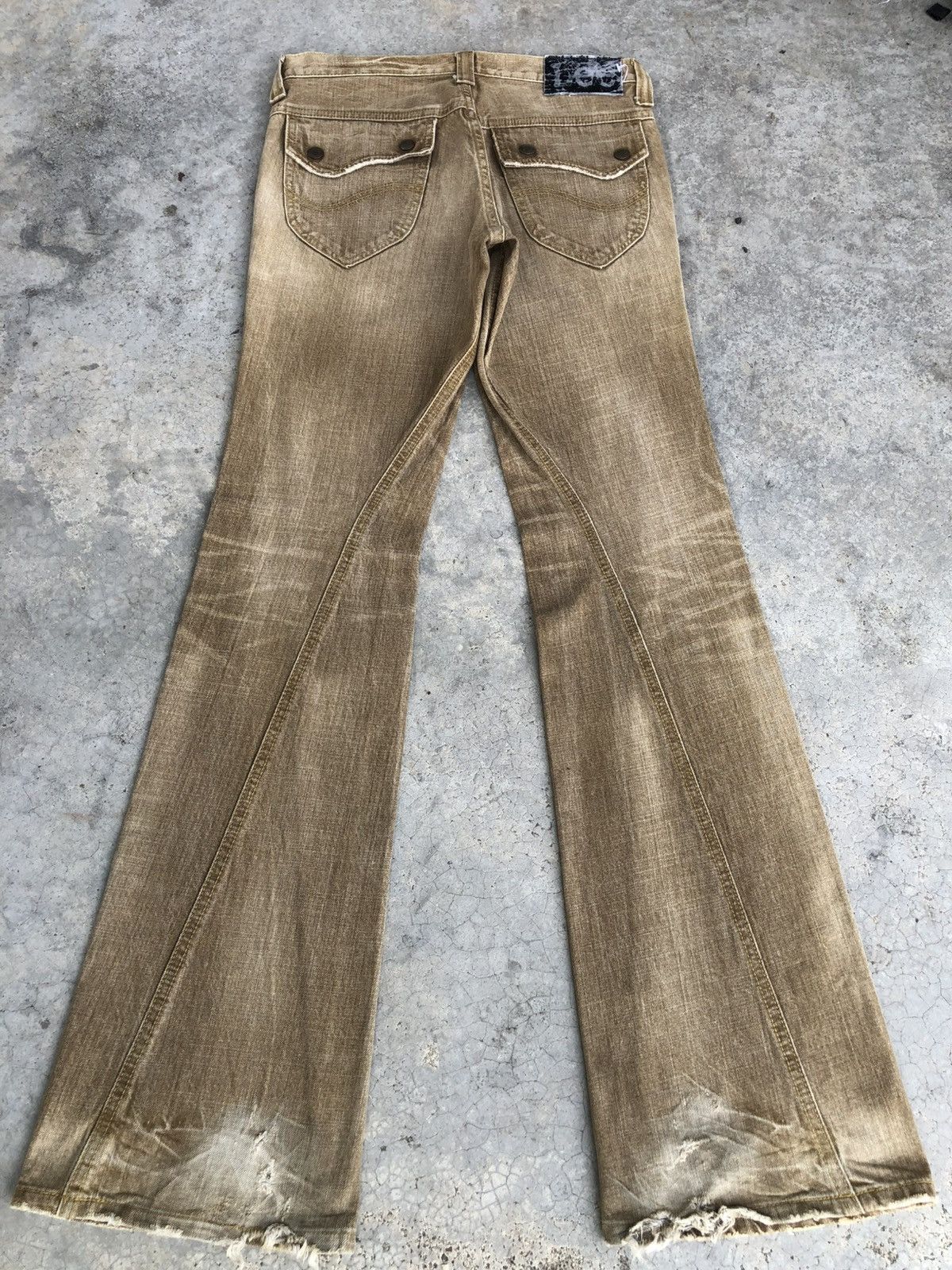 If Six Was Nine Japanese Lee Flared Jeans distressed Jeans Size US 30 / EU 46 - 2 Thumbnail