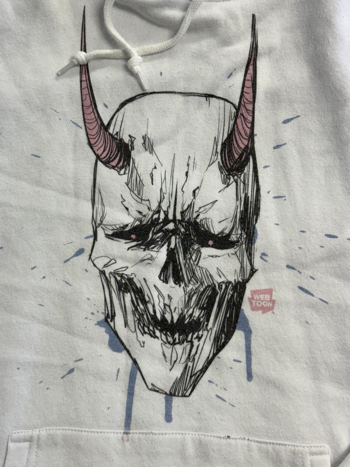 Other Web Toon Horned Skull Anime Hoodie Webtoon - Large Size US L / EU 52-54 / 3 - 3 Thumbnail
