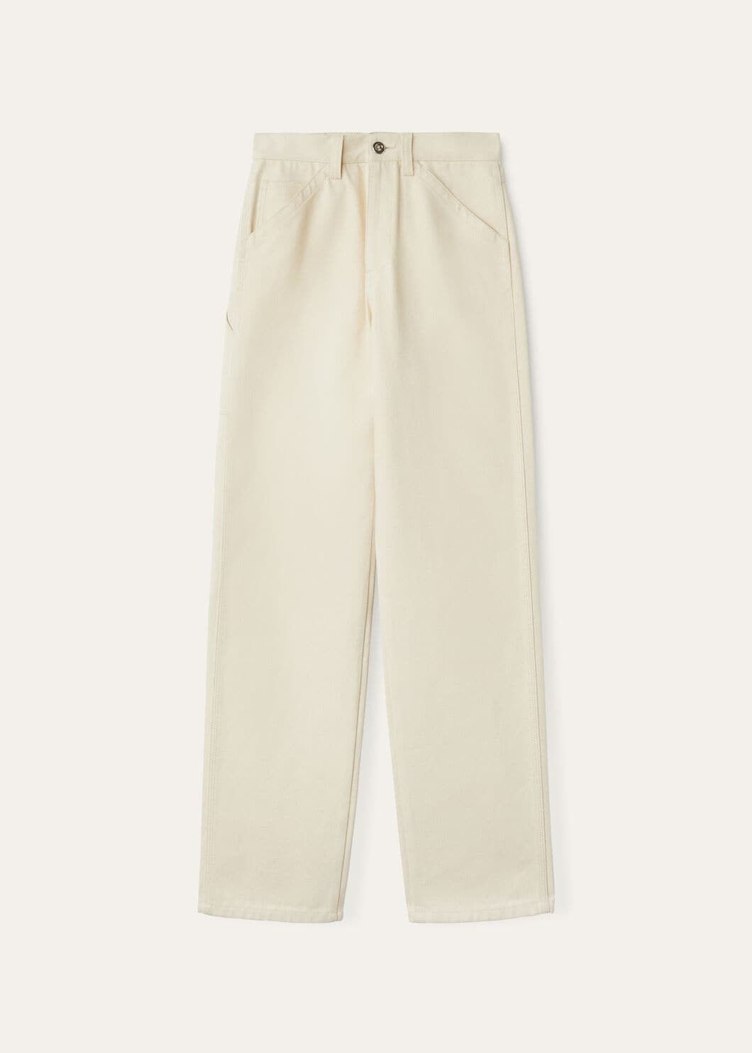 Loro Piana o1srvl11e0825 FAO4188 Etienne Denim Pant in White Size 28" / US 6 / IT 42 - 1 Thumbnail