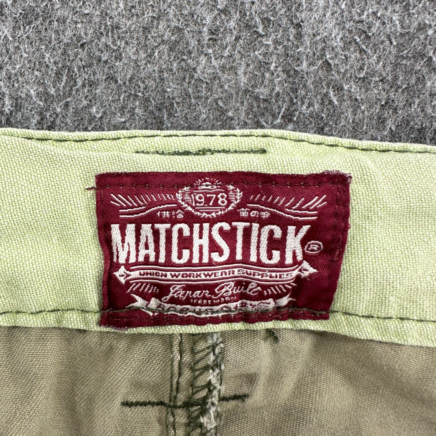 Vintage **Matchstick Mens 30x30 Green Camo Leaf Print Straight Combat Pants** User: **Matchstick Mens 30 Straight Green Camo Leaf Print Combat Pants** Size US 30 / EU 46 - 2 Thumbnail