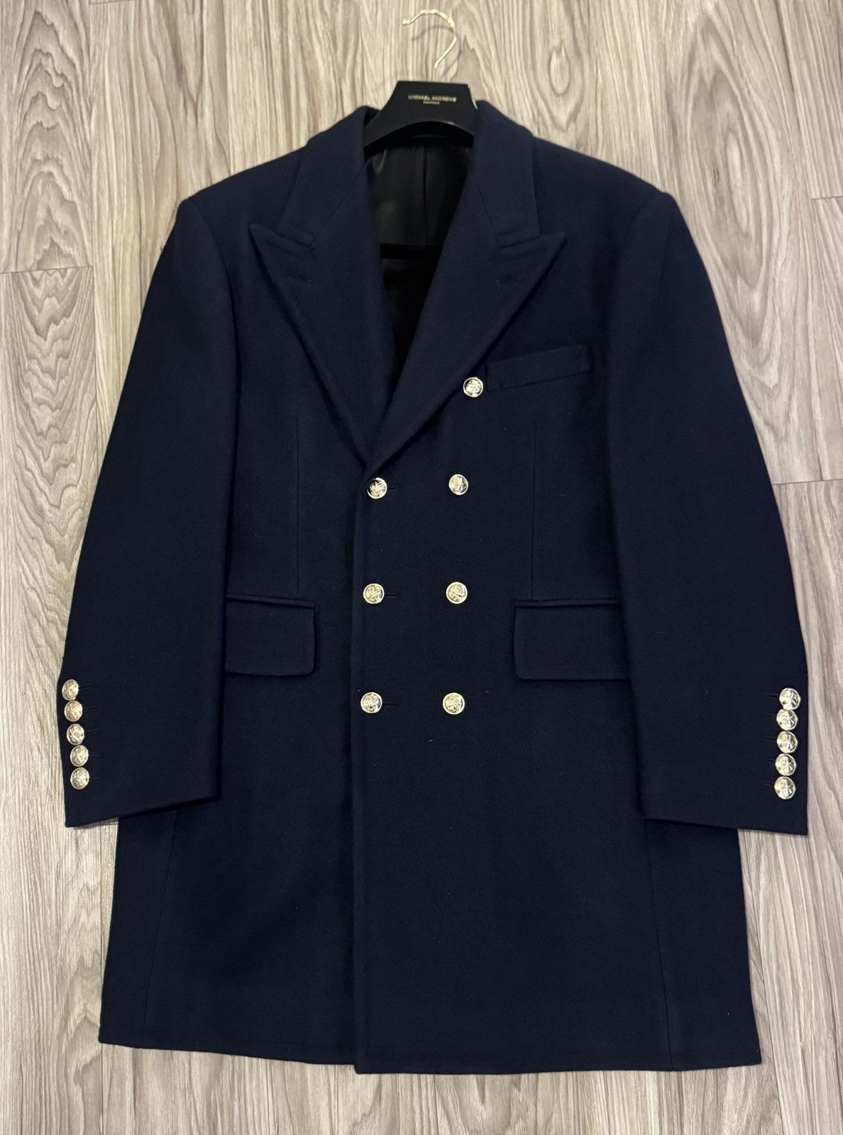 Other Custom Double-Breasted Allure Overcoat — Michael Andrews Size US L / EU 52-54 / 3 - 3 Thumbnail