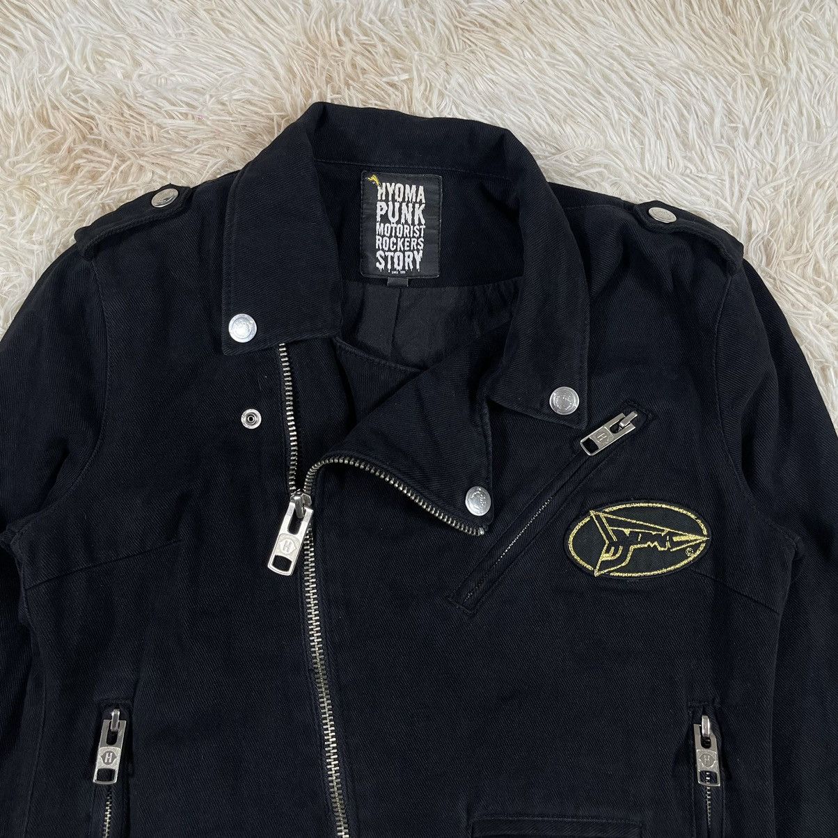 20471120 Hyoma AW 2000’s Biker Jacket Size US M / EU 48-50 / 2 - 2 Thumbnail