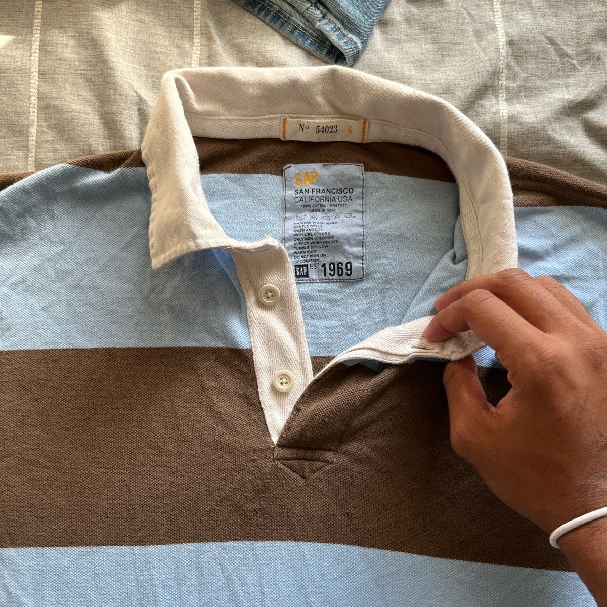 Gap Vintage gap rugby polo Size US L / EU 52-54 / 3 - 2 Thumbnail