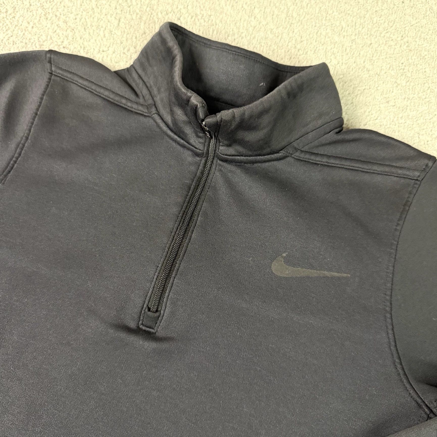 Nike Nike Sweatshirt Womens Medium Black Mock Neck 1/4 Zip Long Sleeve Lightweight M Size M / US 6-8 / IT 42-44 - 2 Thumbnail