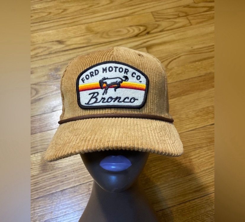 Mad Engine FORD MOTOR COMPANY BRONCO Brown Corduroy Snapback New! Size ONE SIZE - 1 Thumbnail