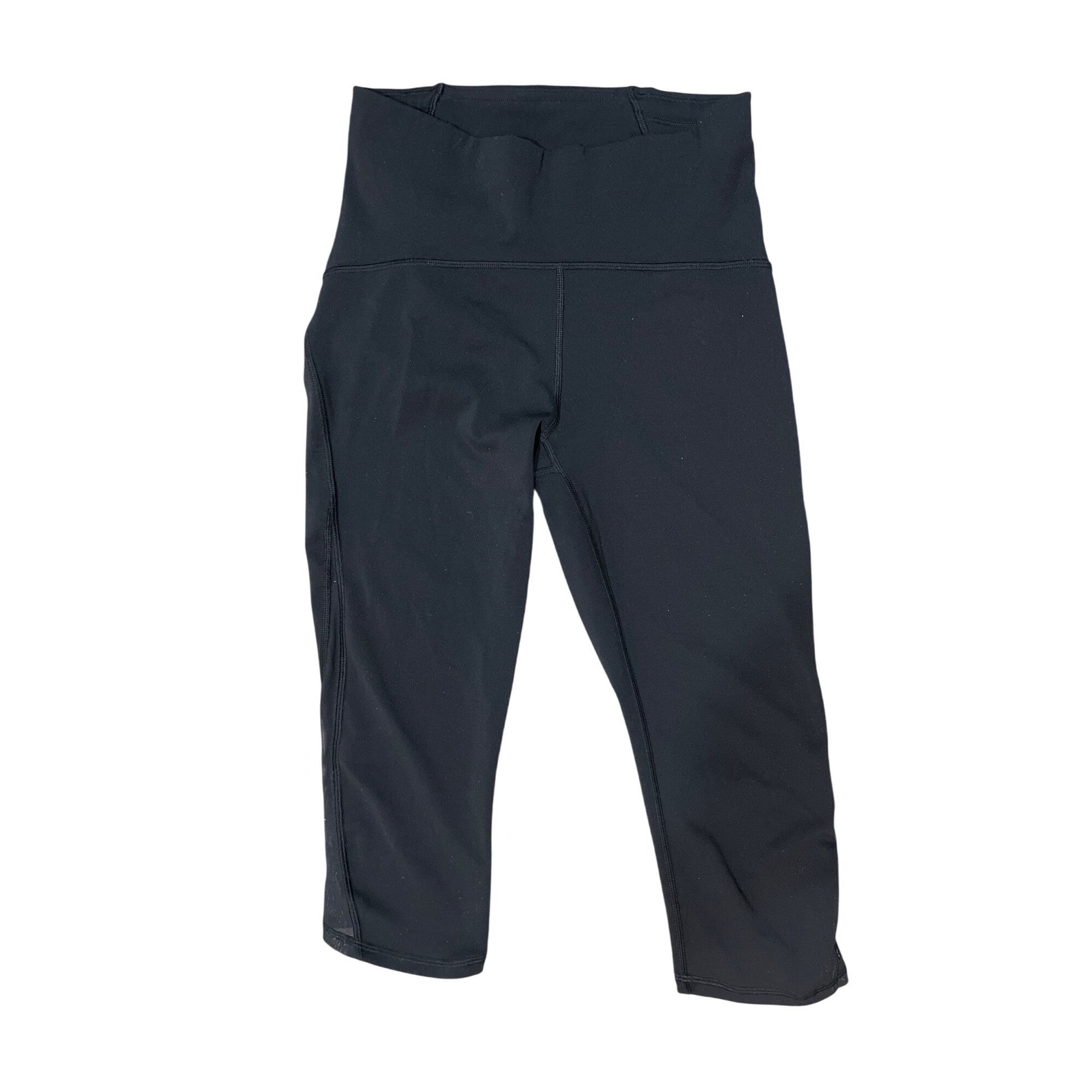 Lululemon 𝓛𝓾𝓵𝓾𝓵𝓮𝓶𝓸𝓷 Train Times Crop (17")Black Size 28" / US 6 / IT 42 - 6 Thumbnail