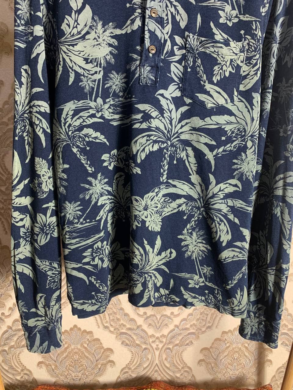 Polo Ralph Lauren VINTAGE POLO RALPH LAUREN FLOWERS DESIGNER RUGBY CASUAL Y2K Size US L / EU 52-54 / 3 - 5 Thumbnail