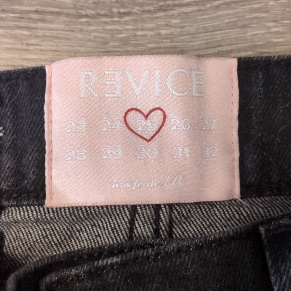 Other Revice black distressed skinny jeans size 25 Size 25" / US 0 / IT 36 - 3 Thumbnail