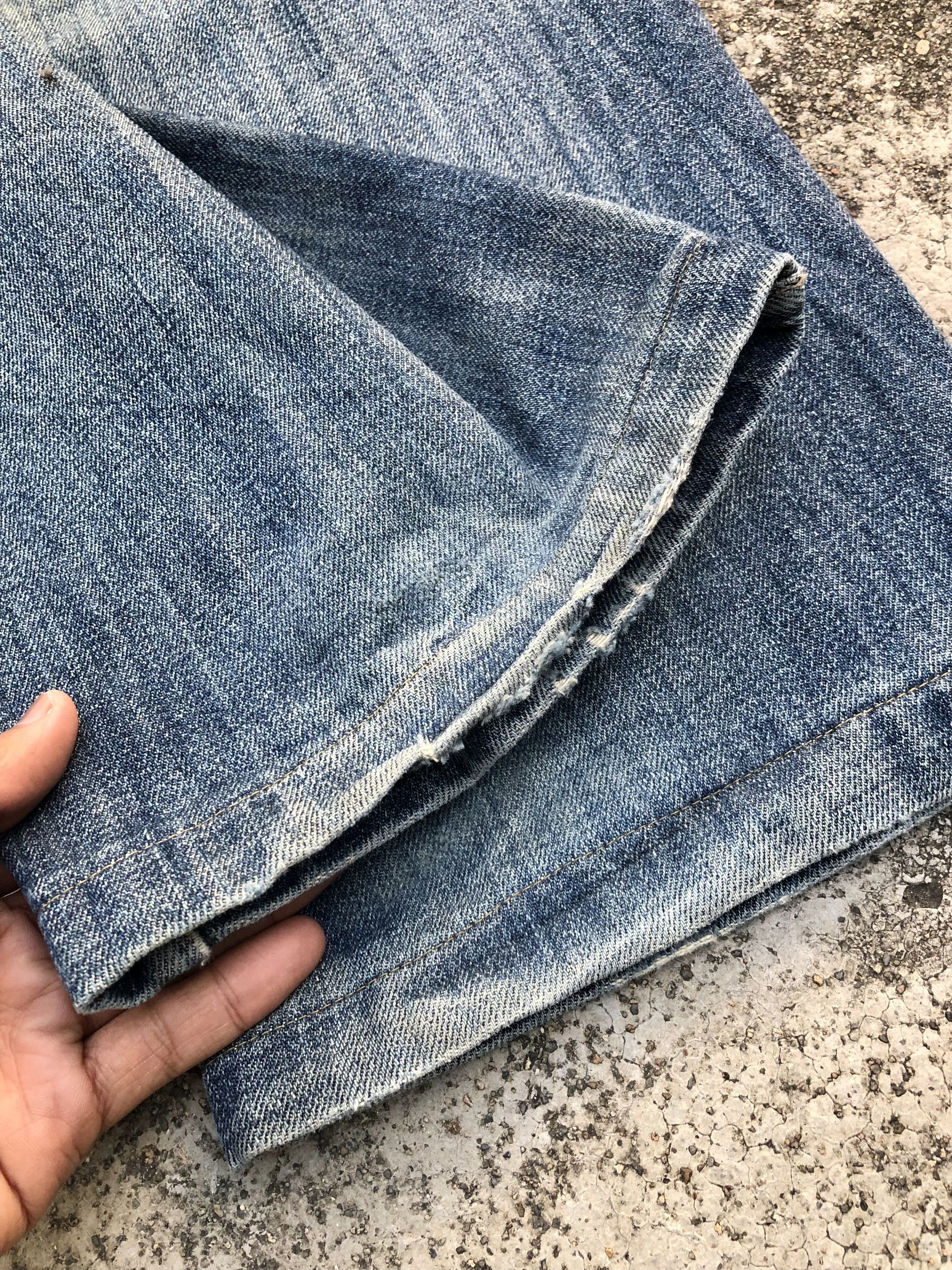 Tommy Hilfiger WIDE LEG TOMMY JEANS DISTRESSED DENIM Size US 31 - 6 Thumbnail