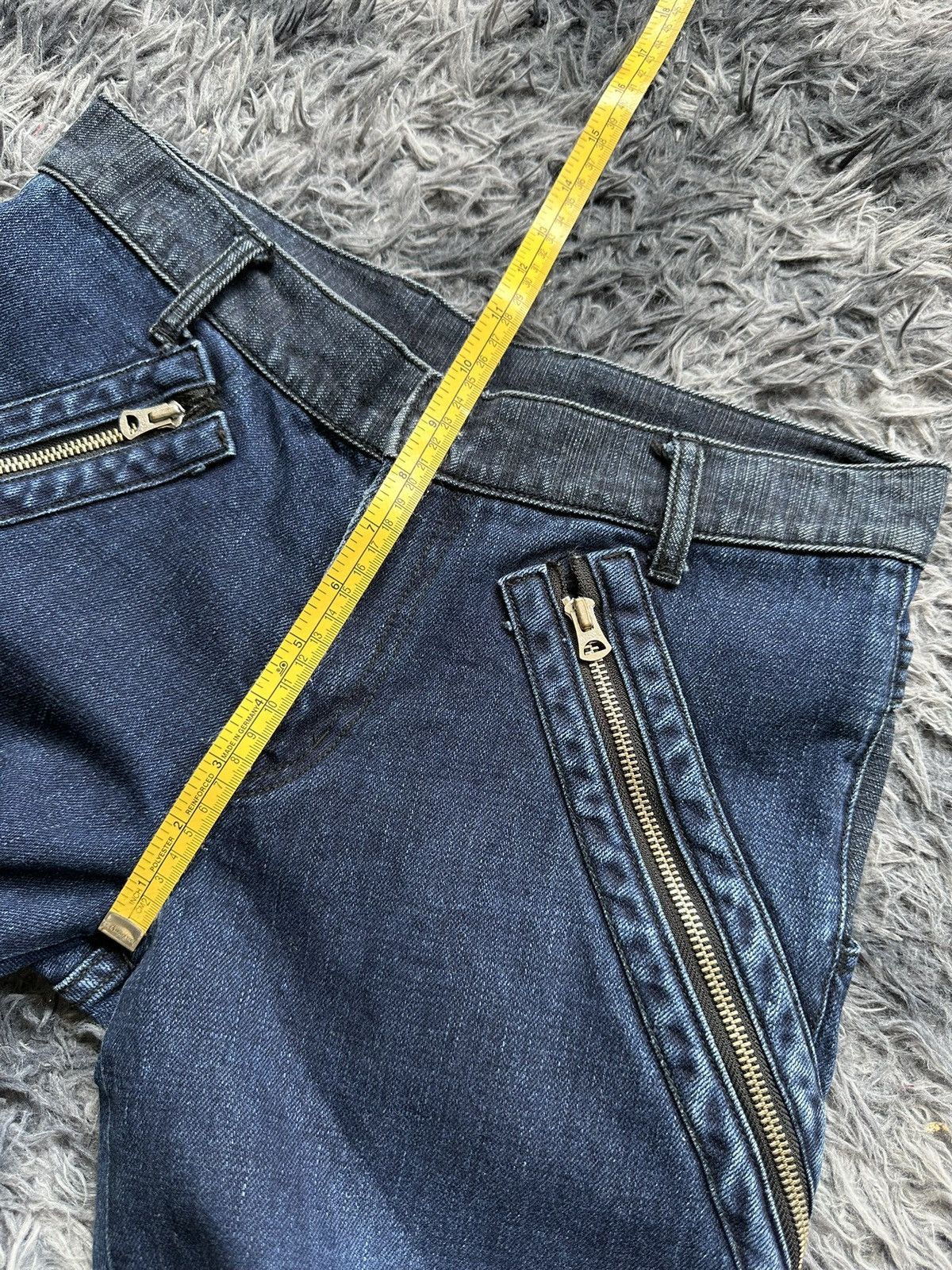 Japanese Brand Bloomy Asterisk hybrid indigo dyed denim Size US 31 - 15 Thumbnail