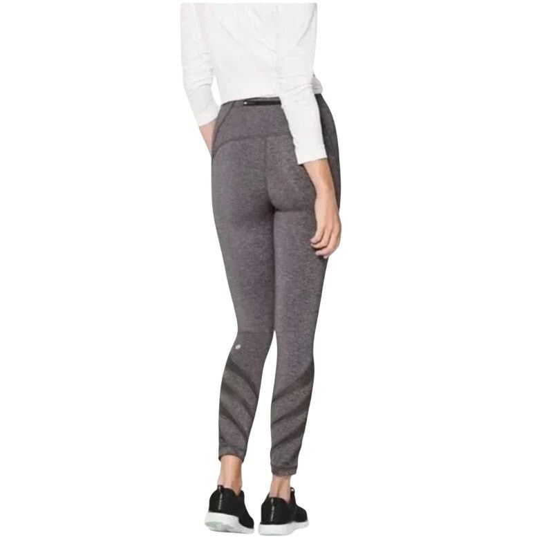 Lululemon Lululemon Motionful 7/8 Tight 25' in Heathered Black, Size 4 Size 27" / US 4 / IT 40 - 2 Thumbnail