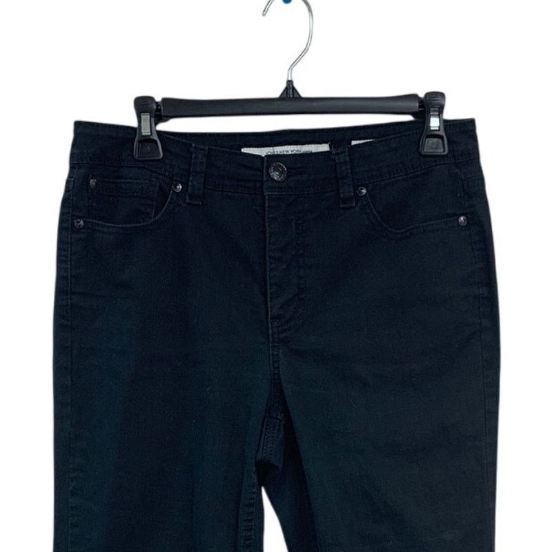 Jones New York Jones New York Jeans Womens Size 8 Stretch Denim Black Jeans Size 30" / US 8 / IT 44 - 2 Thumbnail