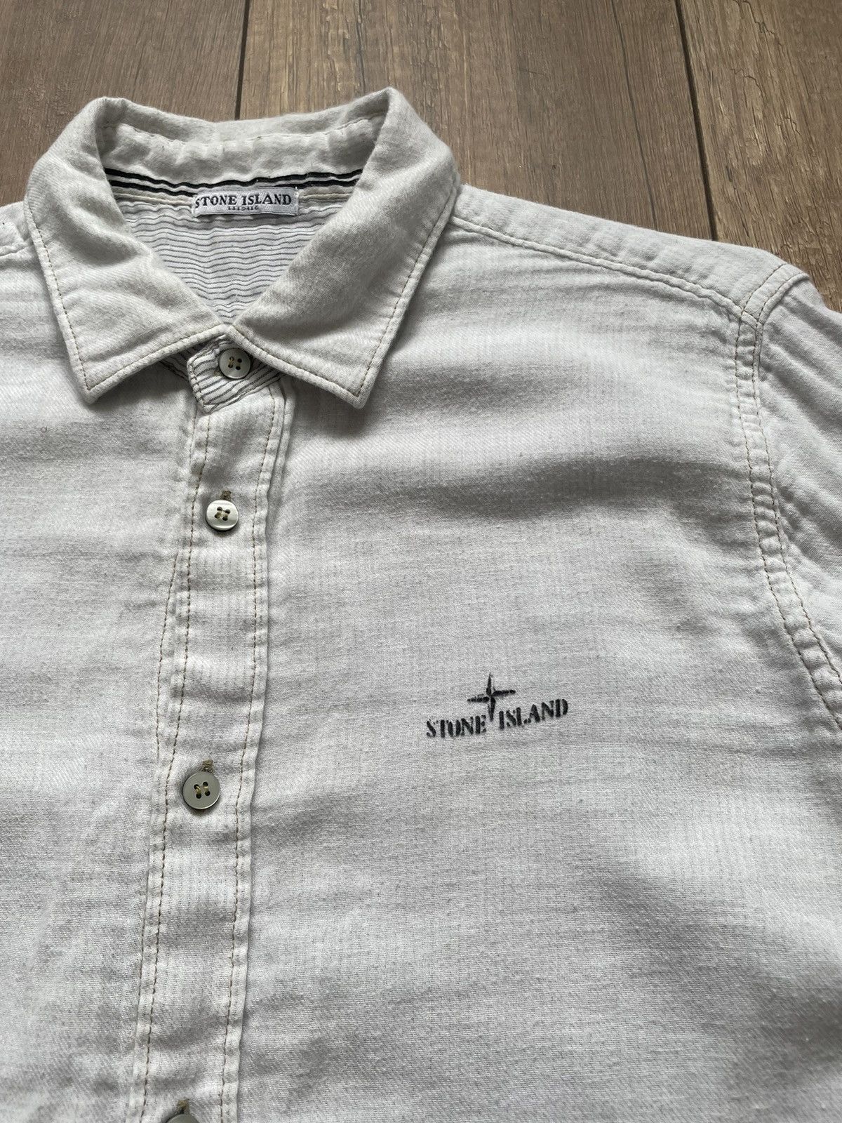 Stone Island Shirts Stone Island Vintage Size US L / EU 52-54 / 3 - 2 Thumbnail