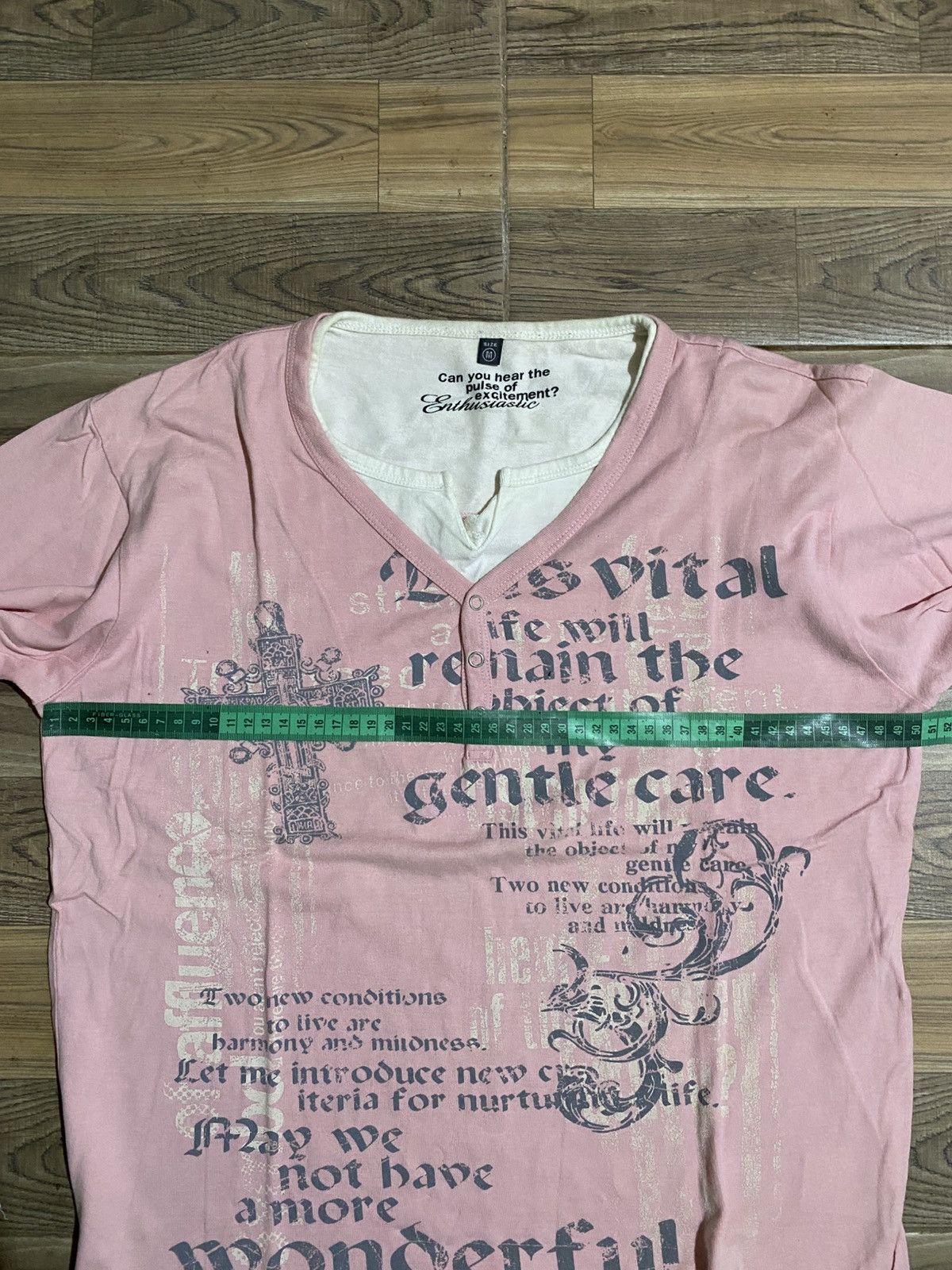 Japanese Brand × Vintage MAY WE NOT HAVE AMORE WONDERFUL LIFE POEM TSHIRT Size M / US 6-8 / IT 42-44 - 6 Thumbnail
