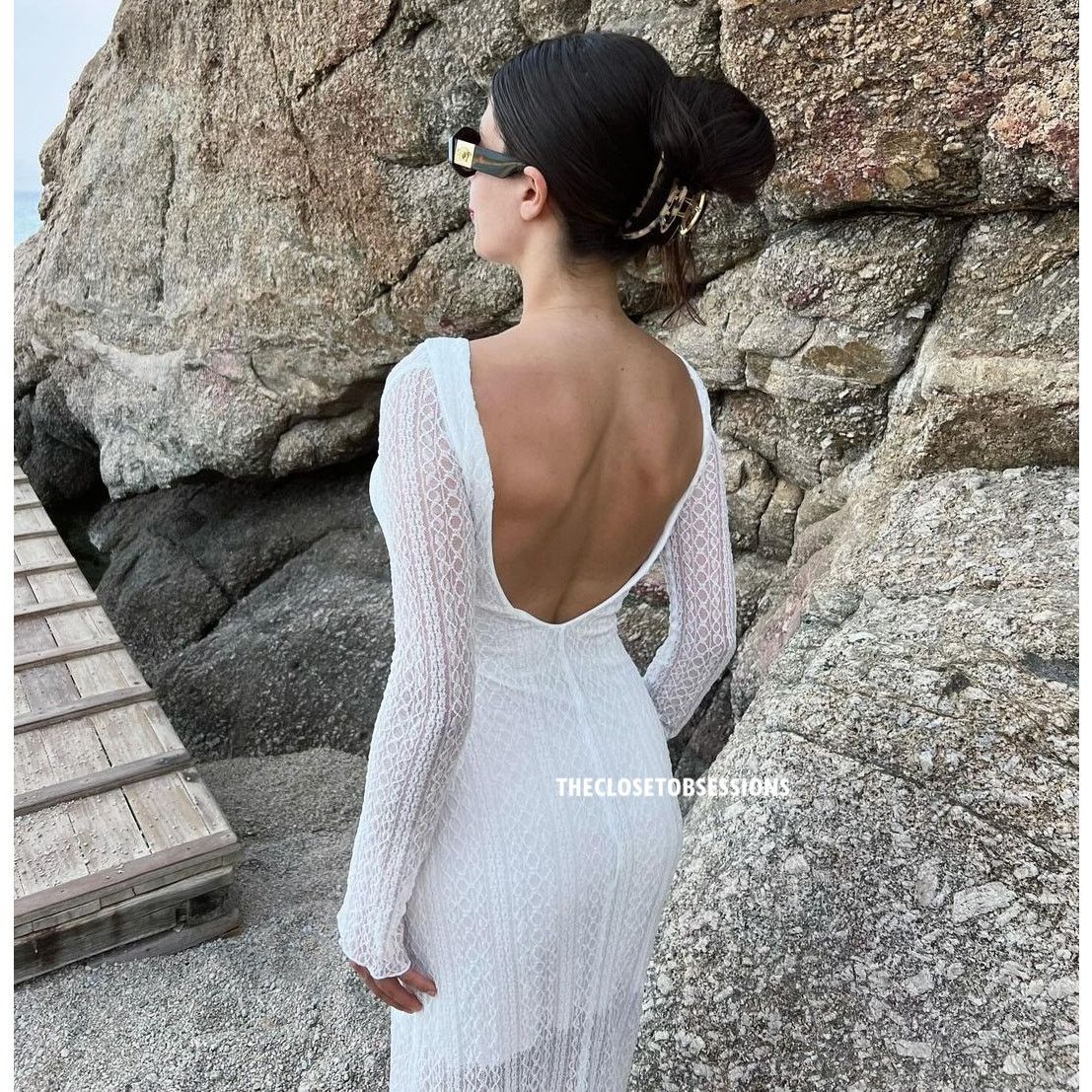 Zara ZARA BLOGGER FAVE!!! Open Back Maxi Dress NWT Size L / US 10 / IT 46 - 17 Thumbnail