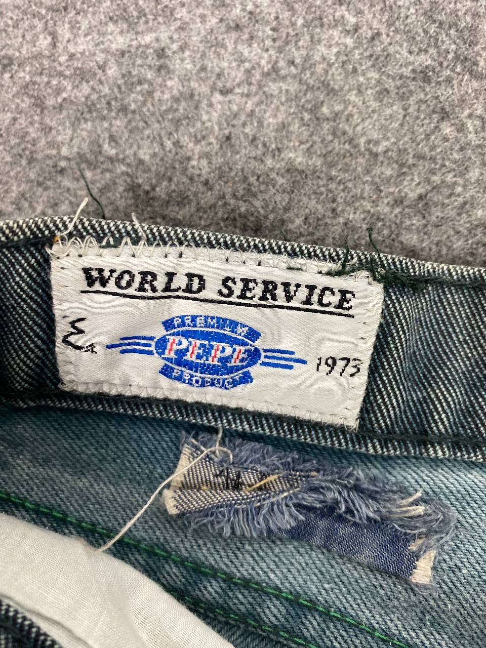 Pepe Jeans vintage pepe jeans nice design denim Size US 37 - 13 Thumbnail
