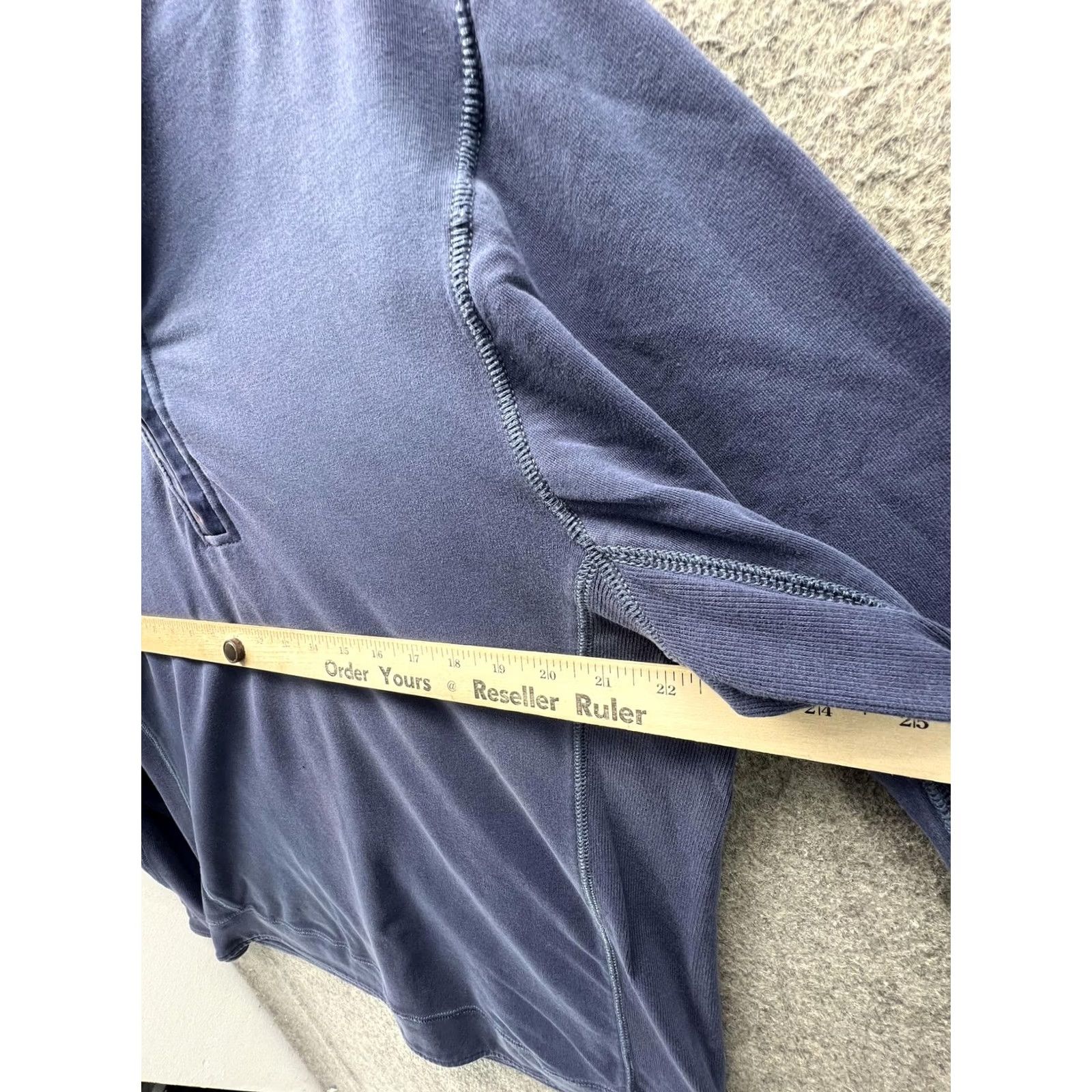 Tommy Bahama Tommy Bahama Sweater Mens L Blue 1/4 Zip Mock Neck Cotton Knit Pullover Size US L / EU 52-54 / 3 - 3 Thumbnail
