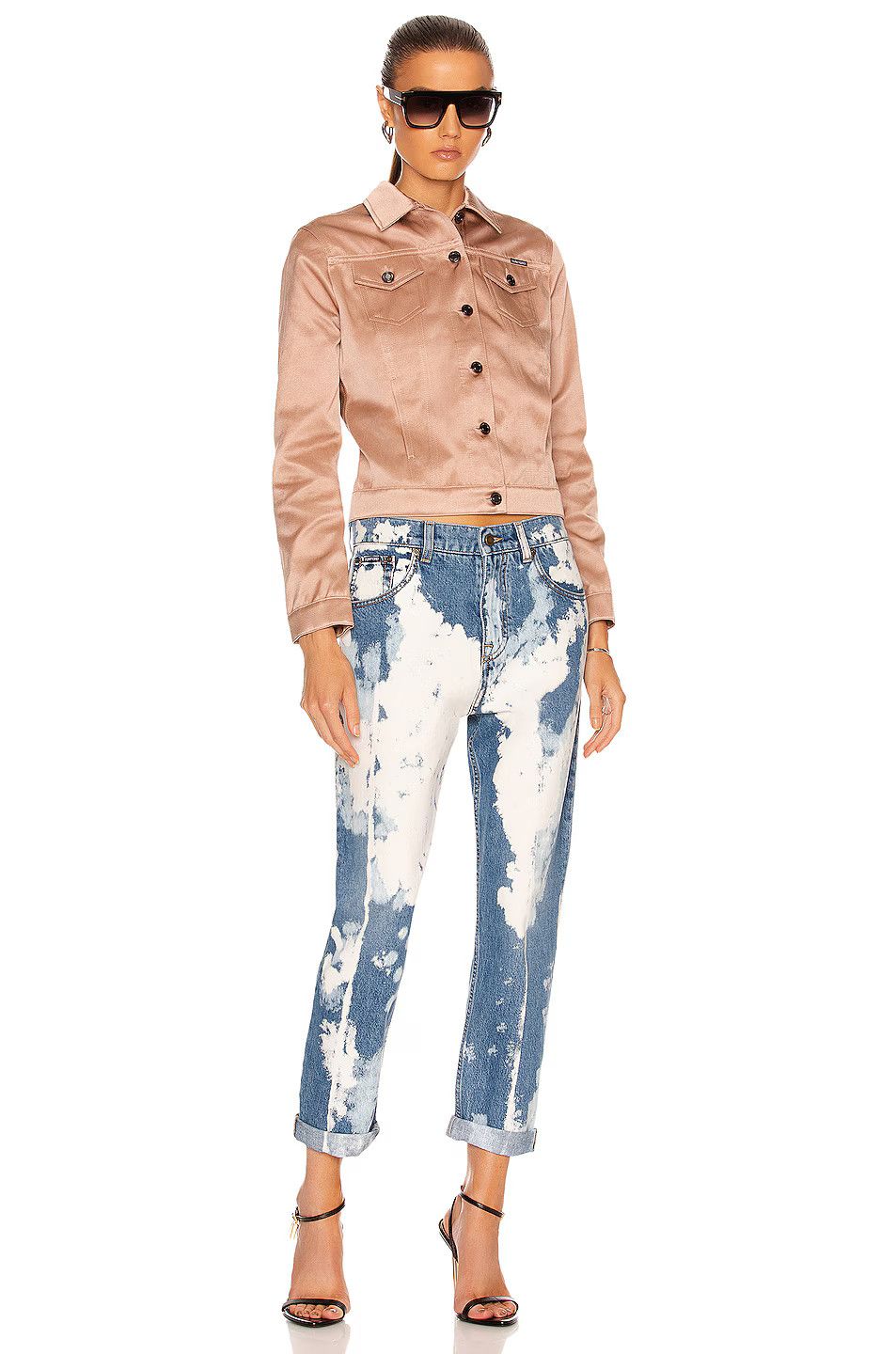 Tom Ford o1loc1c0724 GID051 Buttoned Jacket in Light Pink Size XS / US 0-2 / IT 36-38 - 4 Thumbnail