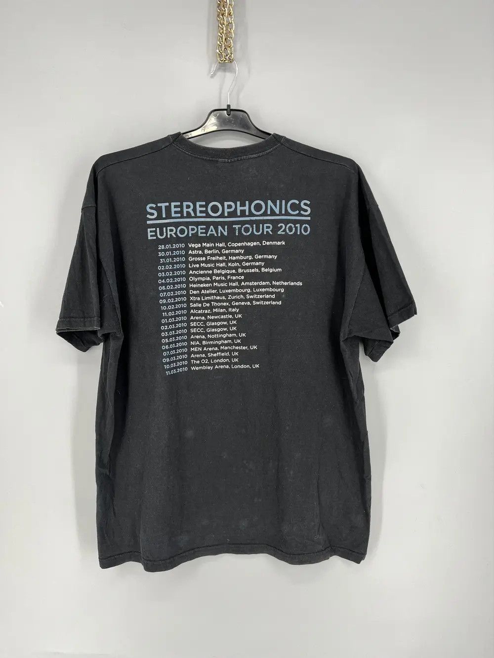 Band Tees Stereophonics Keep Calm And Carry On 2010 European Tour Tee Size US XL / EU 56 / 4 - 6 Thumbnail