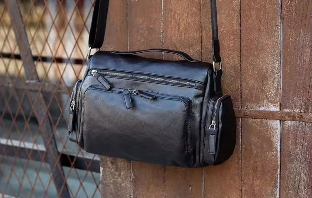 Japanese Brand × Leather Leather Shoulder Bag Size ONE SIZE - 4 Thumbnail