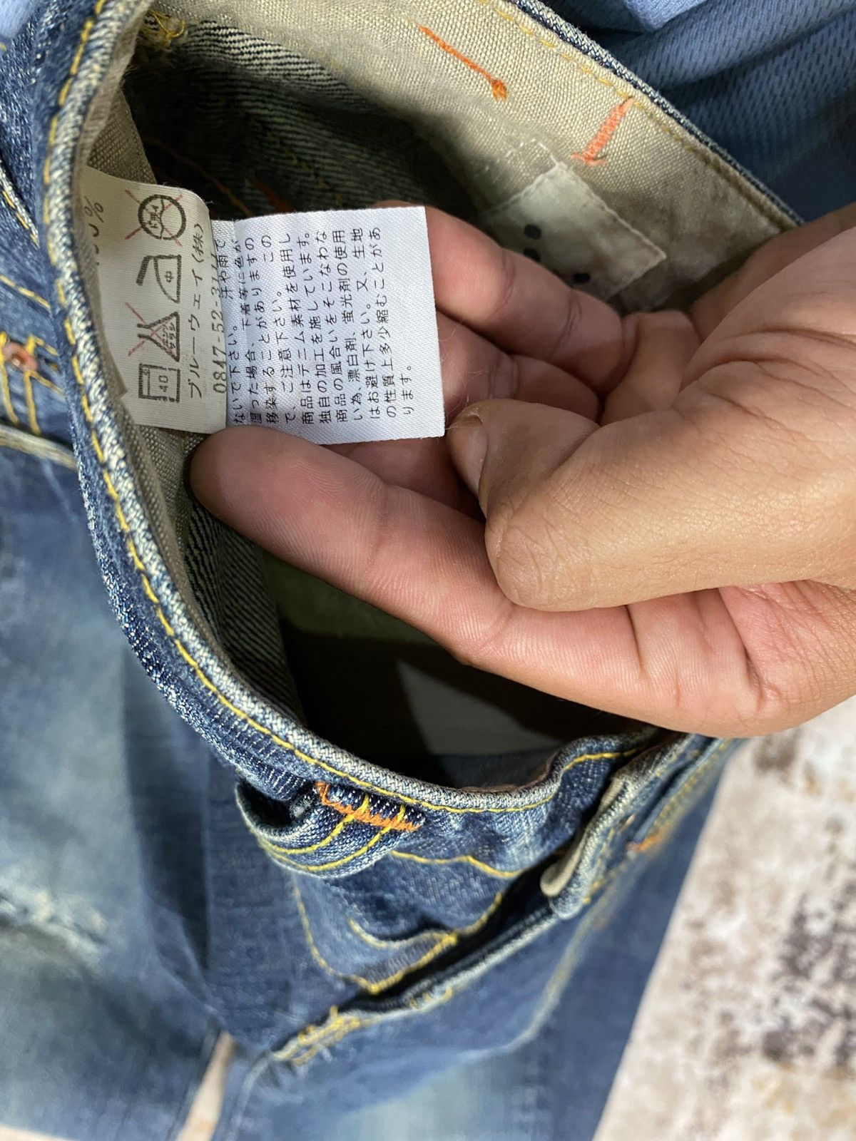 Hysteric Glamour Vintage Reverse Pocket Jeans Size US 30 / EU 46 - 16 Thumbnail