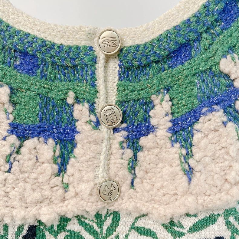 Chanel Chanel Egyptian series gold thread knitted vest 2504-Nextar Size XS / US 0-2 / IT 36-38 - 5 Thumbnail