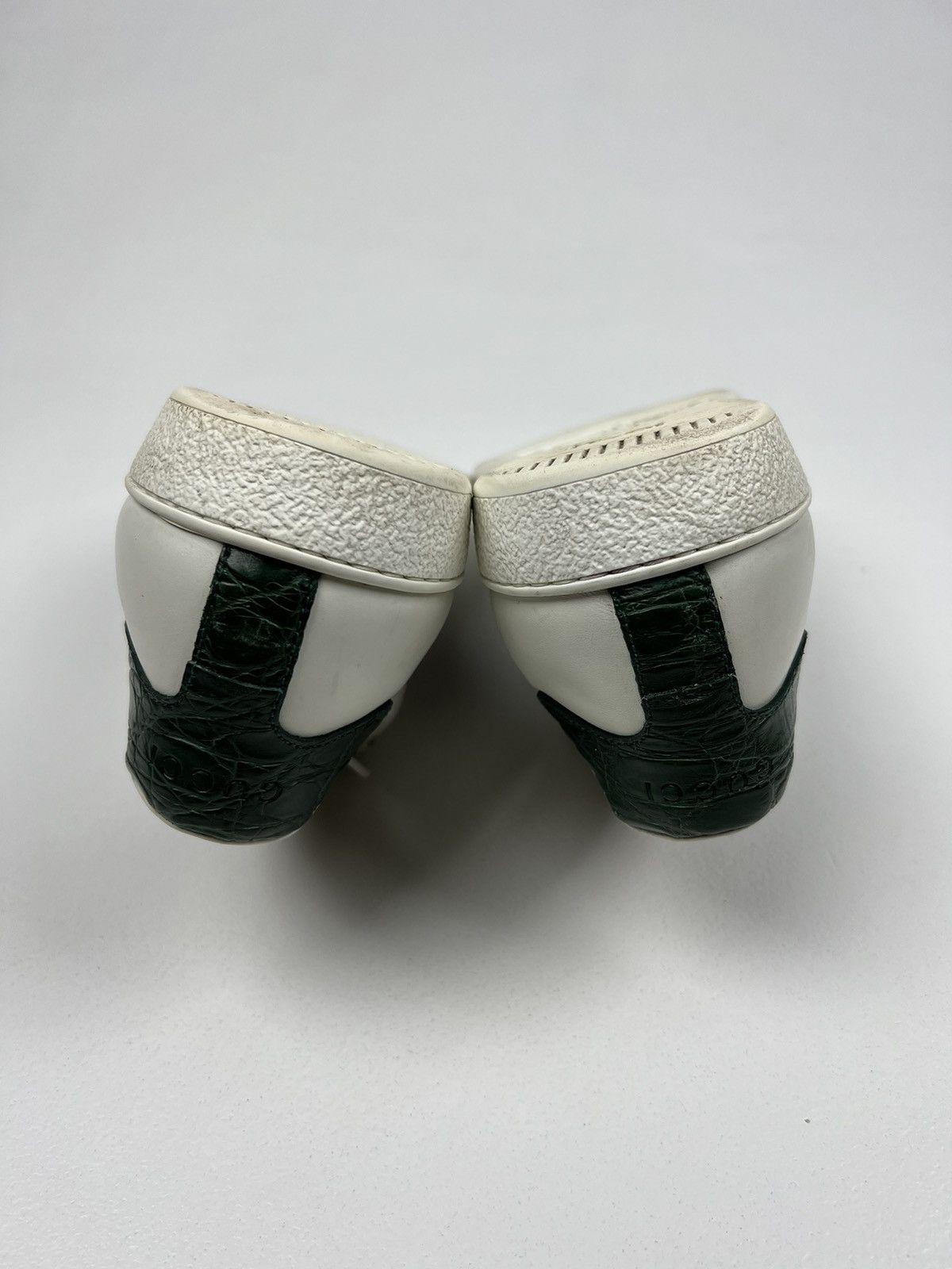 Gucci GUCCI Sneakers Low Top Leather Shoes ACE Web Stripe White Size US 9.5 / EU 42-43 - 12 Thumbnail