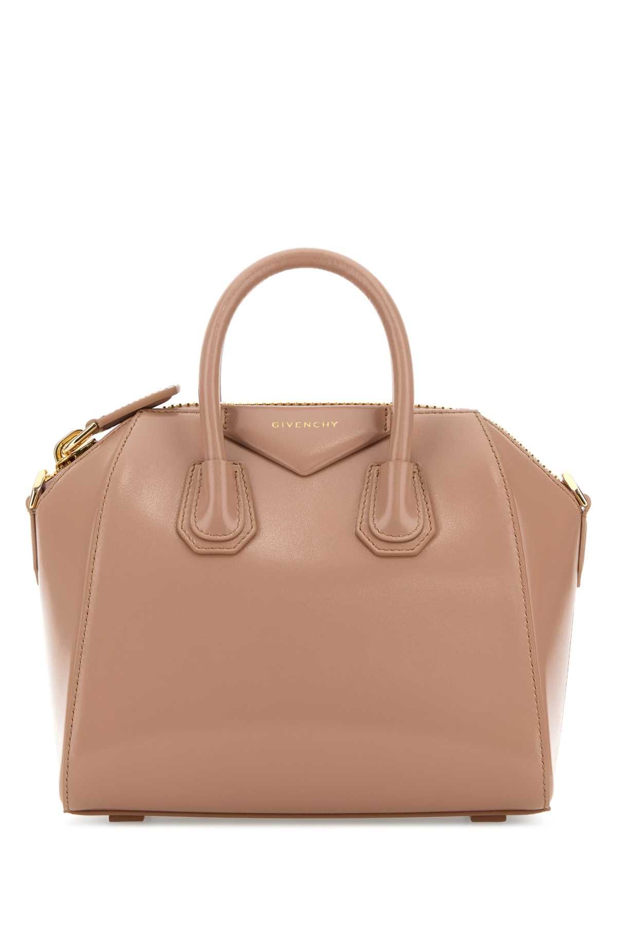 Givenchy Powder Pink Leather Mini Antigona Handbag Size ONE SIZE - 1 Thumbnail