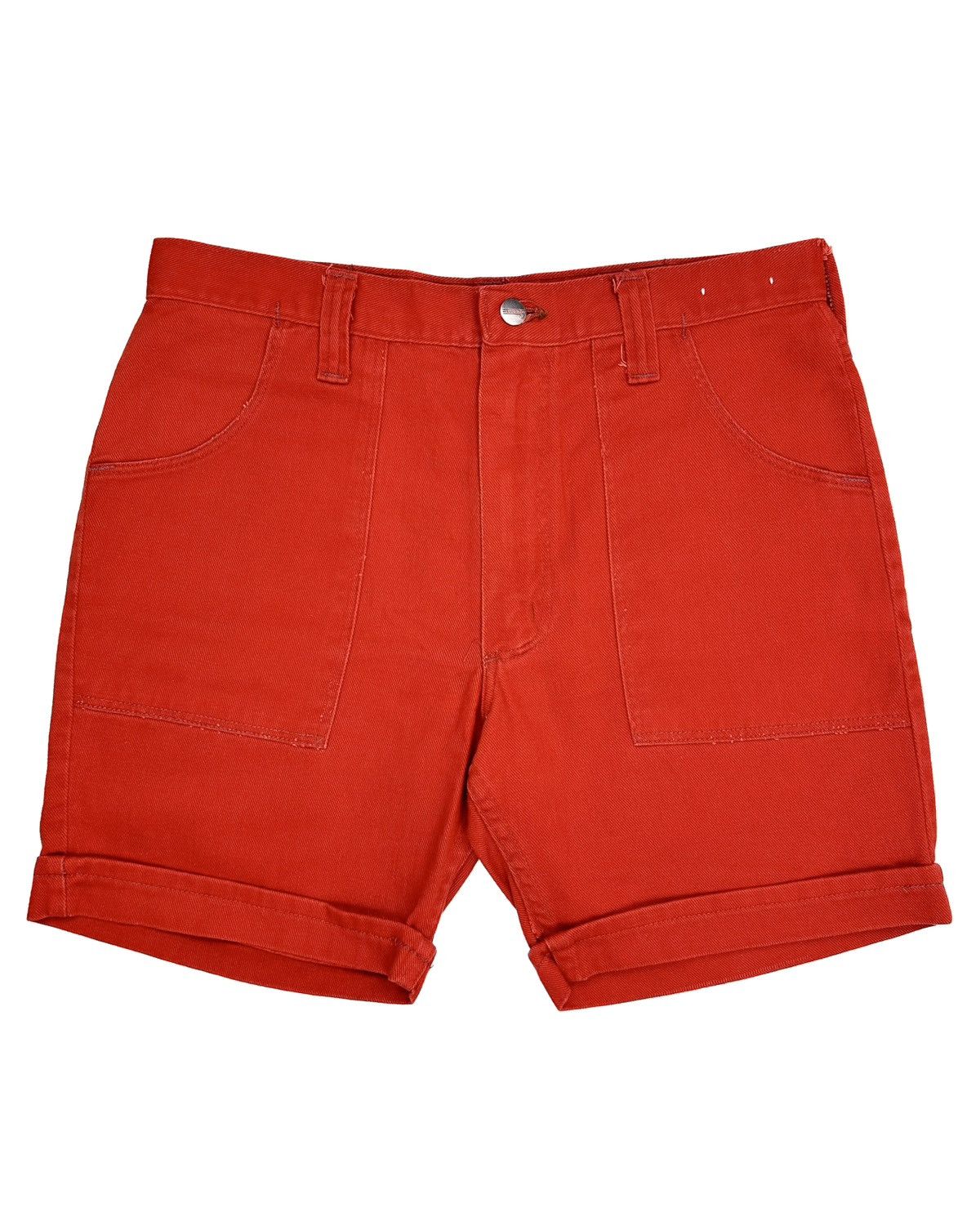 Vintage 60s/70s Orange Maverick Blue Bell Denim Shorts Size US 32 / EU 48 - 1 Thumbnail