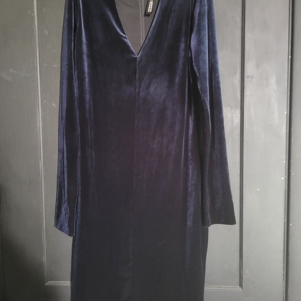 Lord & Taylor Design Lab Lord and Taylor, dark blue , Velvet, Size M, Size L / US 10 / IT 46 - 2 Thumbnail