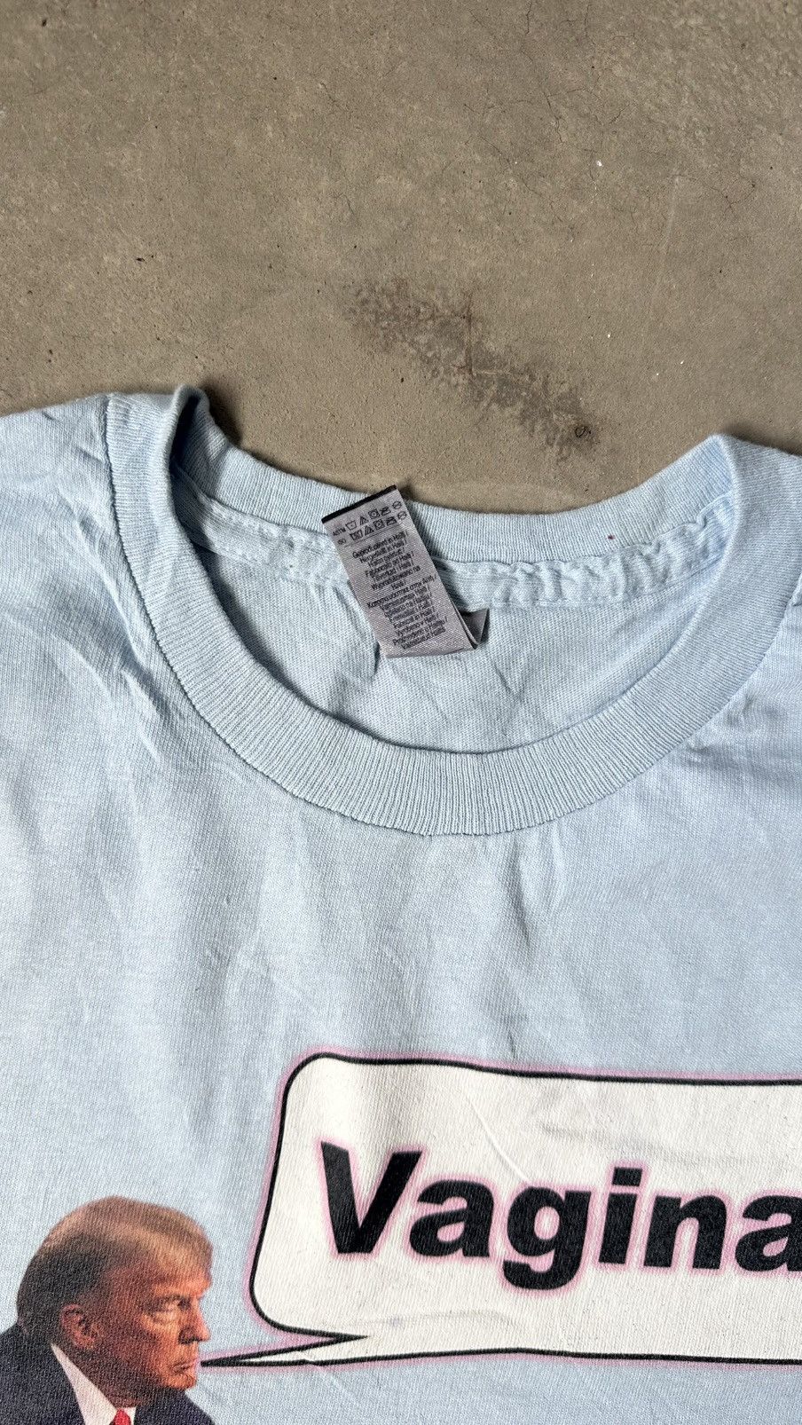 Vintage DONALD TRUMP VAGINA TEE Size US M / EU 48-50 / 2 - 4 Thumbnail