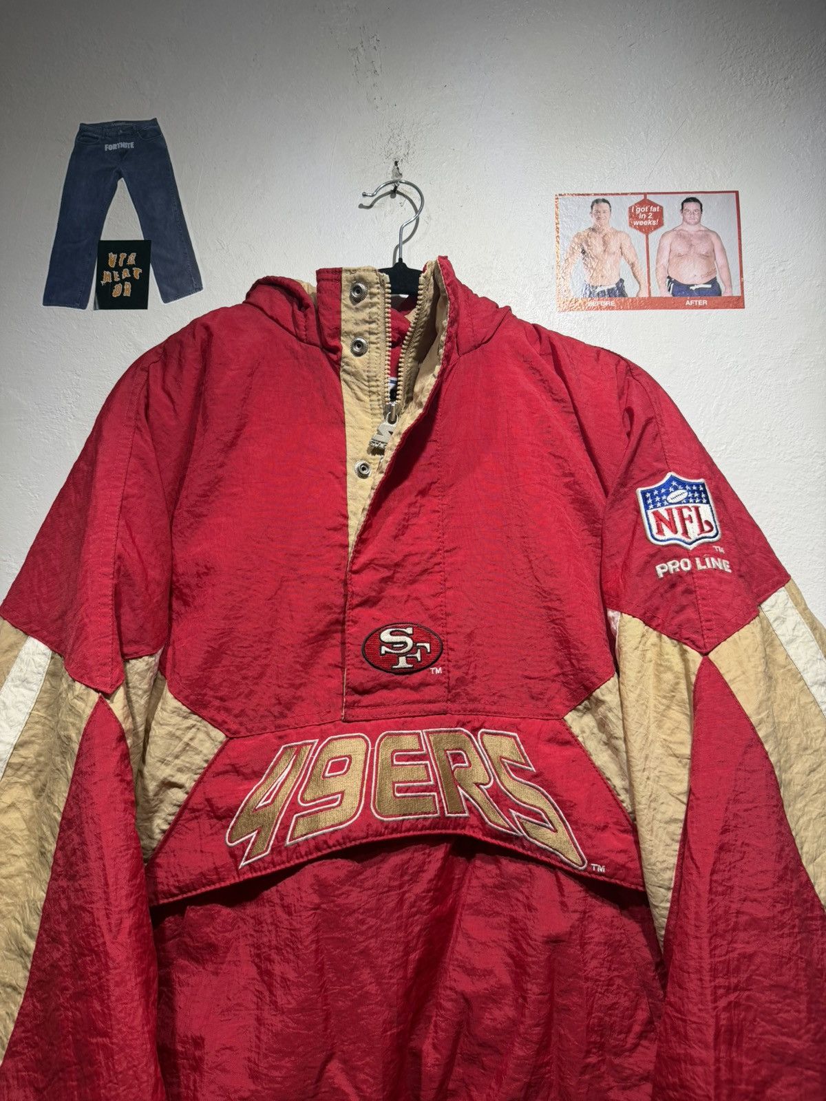 Starter Vintage San Francisco 49ers starter jacket Size US XL / EU 56 / 4 - 4 Thumbnail