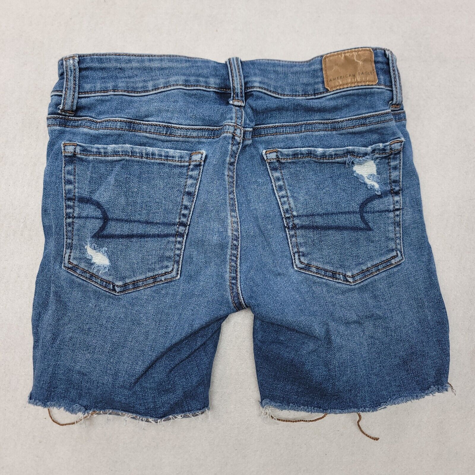 American Eagle Outfitters American Eagle Casual Denim Jean Shorts Womens Size 0 Blue Size 25" / US 0 / IT 36 - 6 Thumbnail