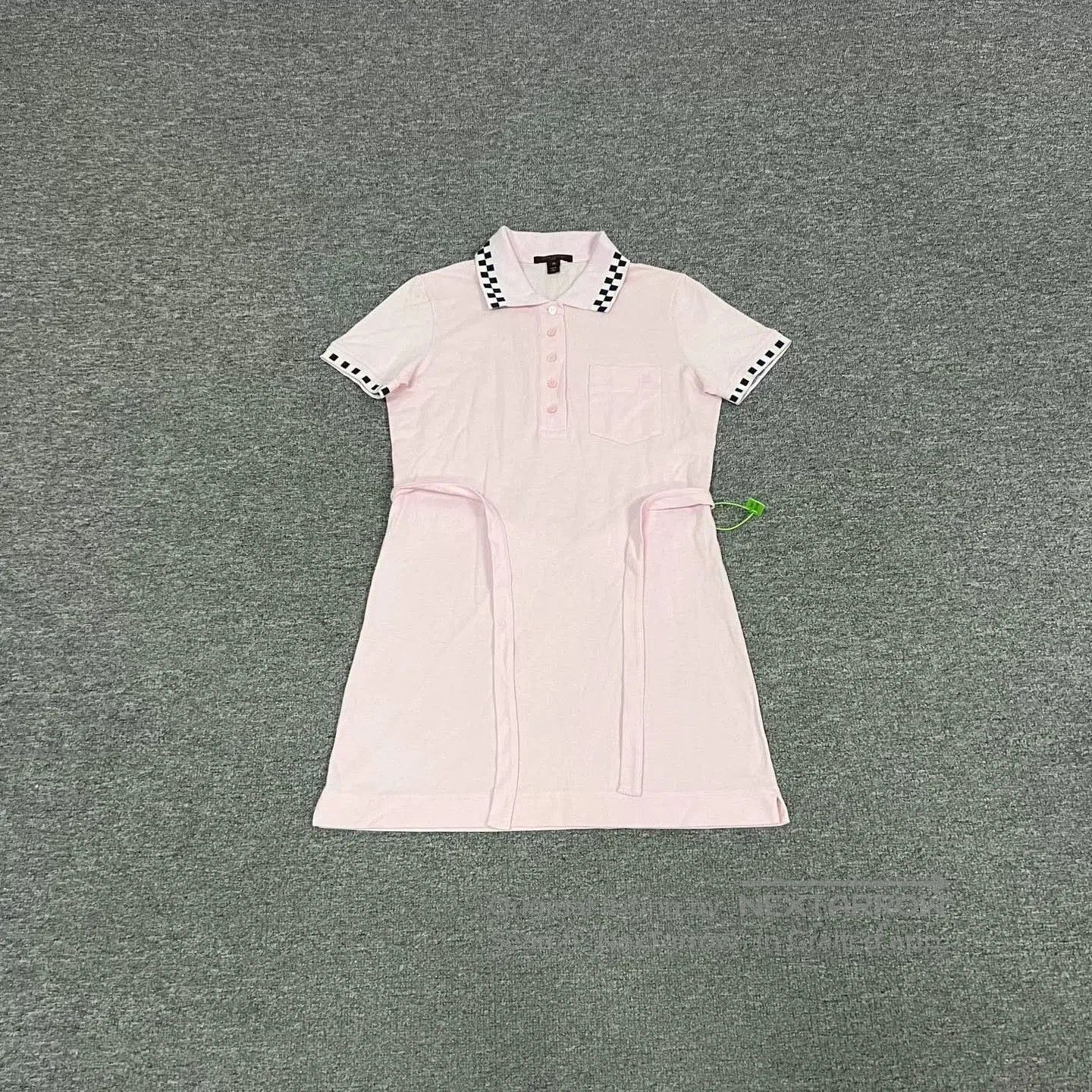 Louis Vuitton Louis Vuitton Pink Checkerboard Polo Dress. Size XS / US 0-2 / IT 36-38 - 1 Thumbnail