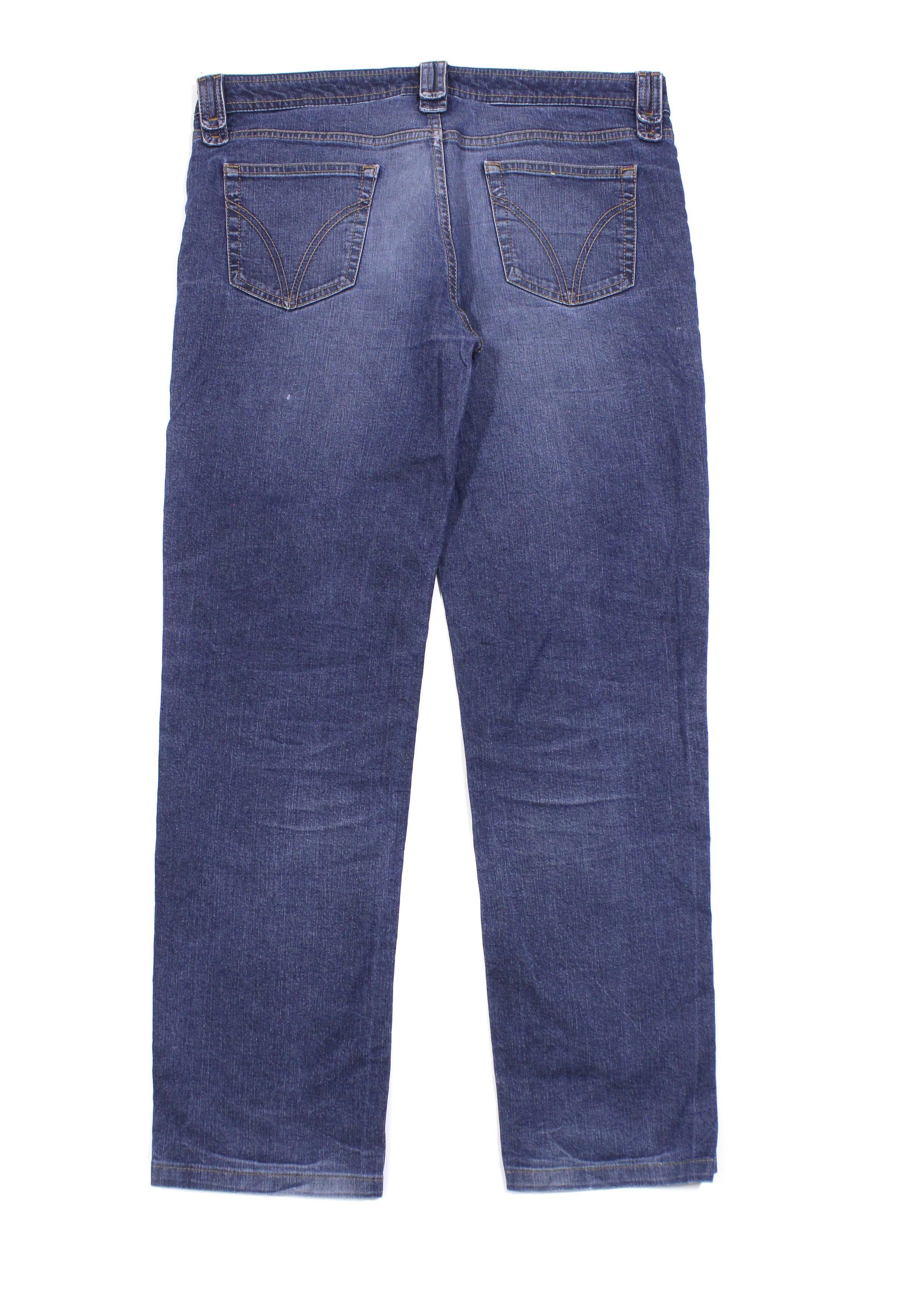 Dolce & Gabbana 00S "Amazing" Oversize Straight Jeans Vintage Size 32" / US 10 / IT 46 - 2 Thumbnail