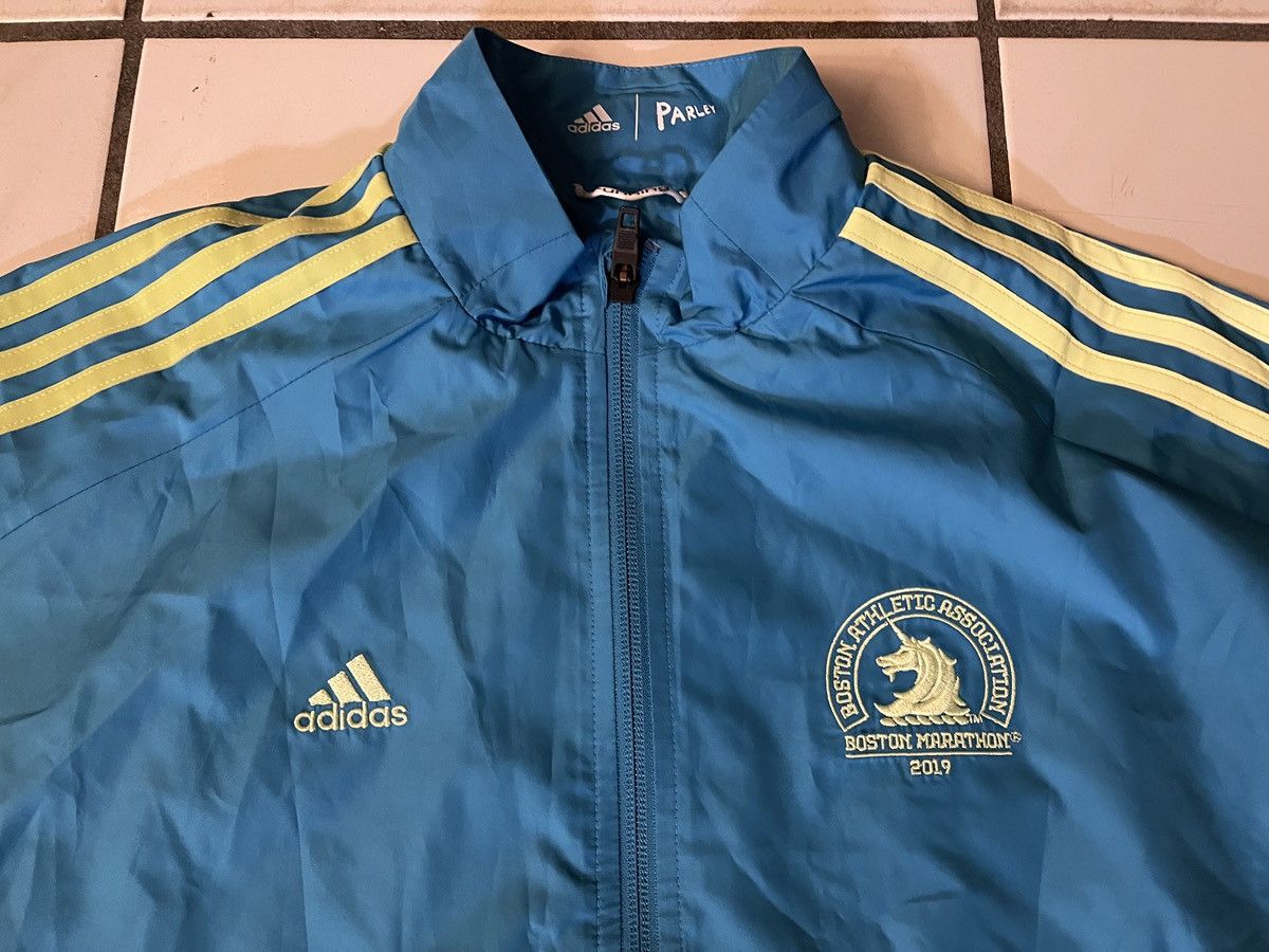 Adidas Adidas Parley Boston Marathon 2019 Windbreaker Jacket Womens Size S / US 4 / IT 40 - 2 Thumbnail