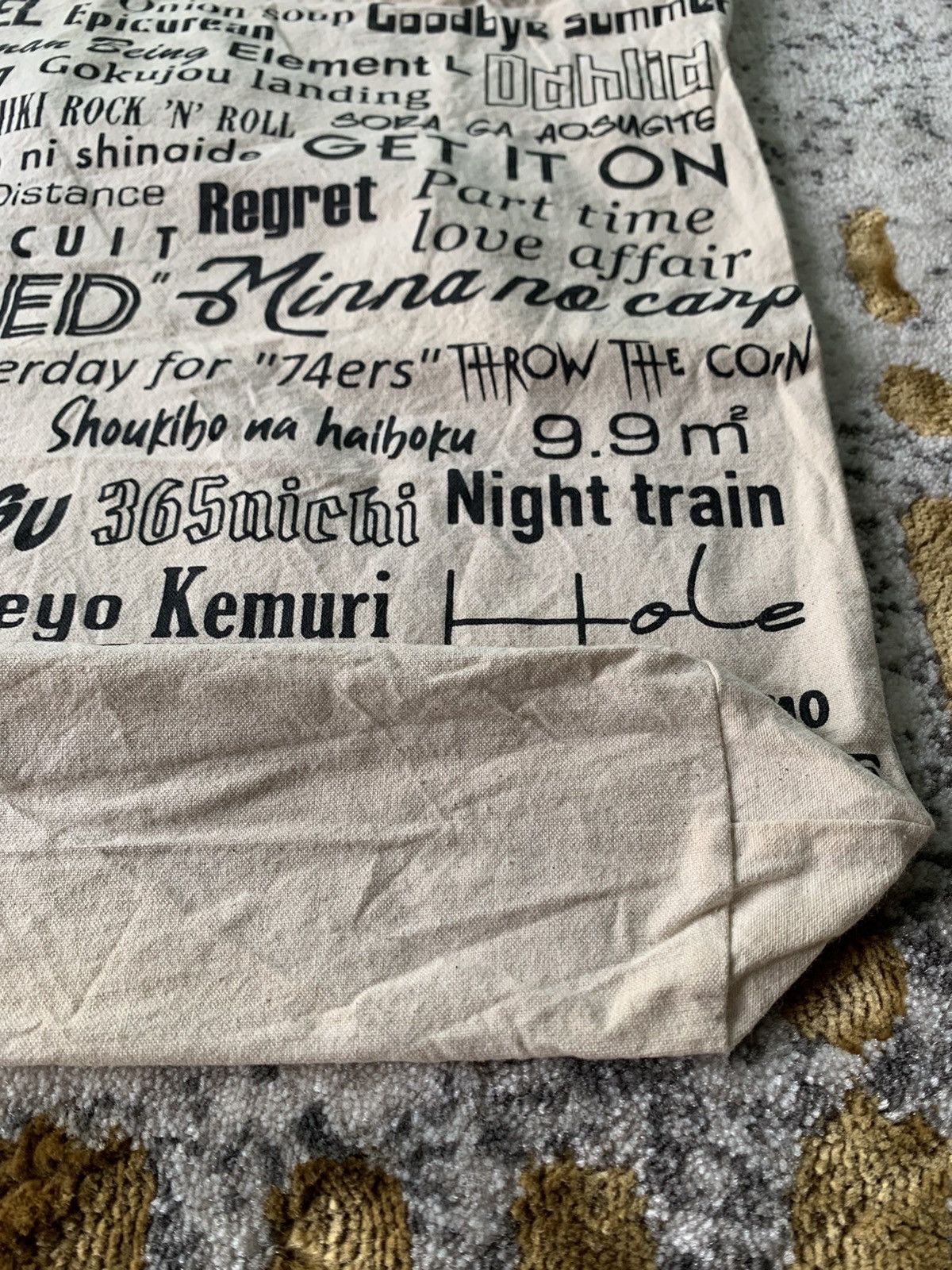 Japanese Brand Porno Graffitti Tote Bag Live Goods Size ONE SIZE - 4 Thumbnail