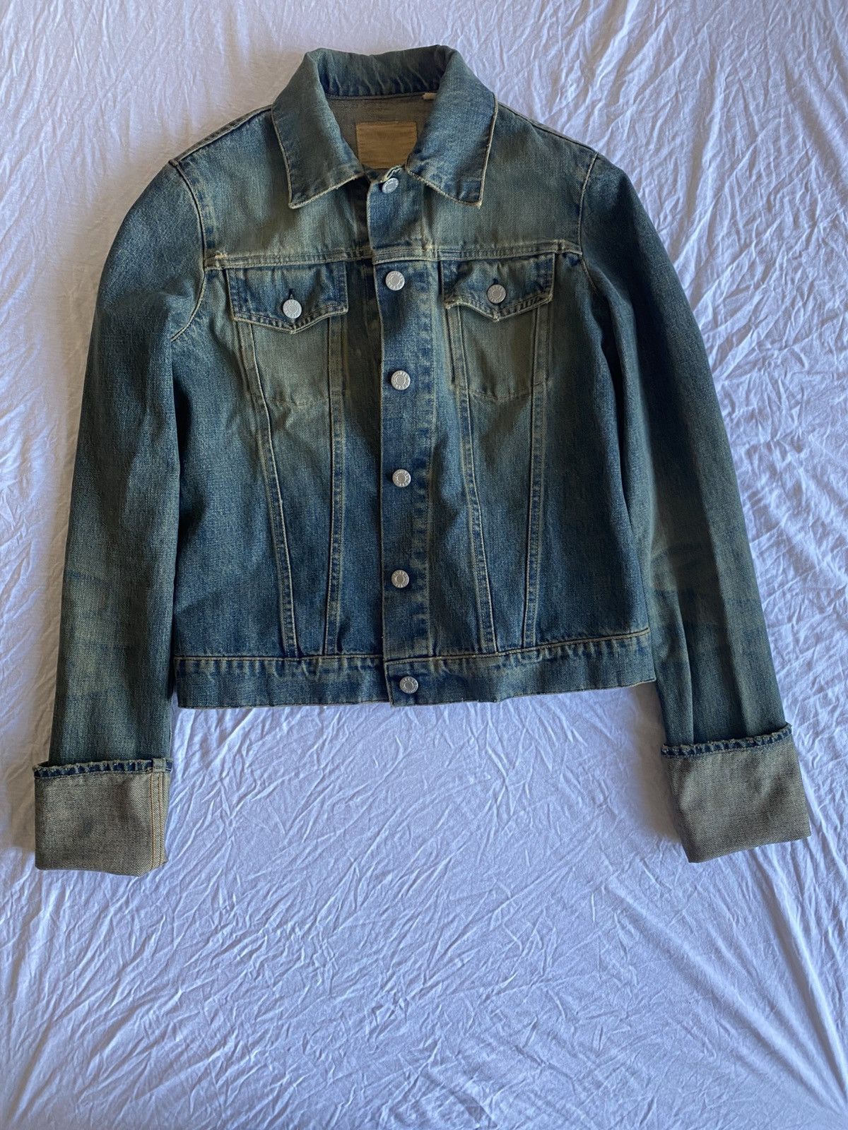 Helmut Lang 1999 OG Helmut Lang Denim Jacket Size S / US 4 / IT 40 - 2 Thumbnail