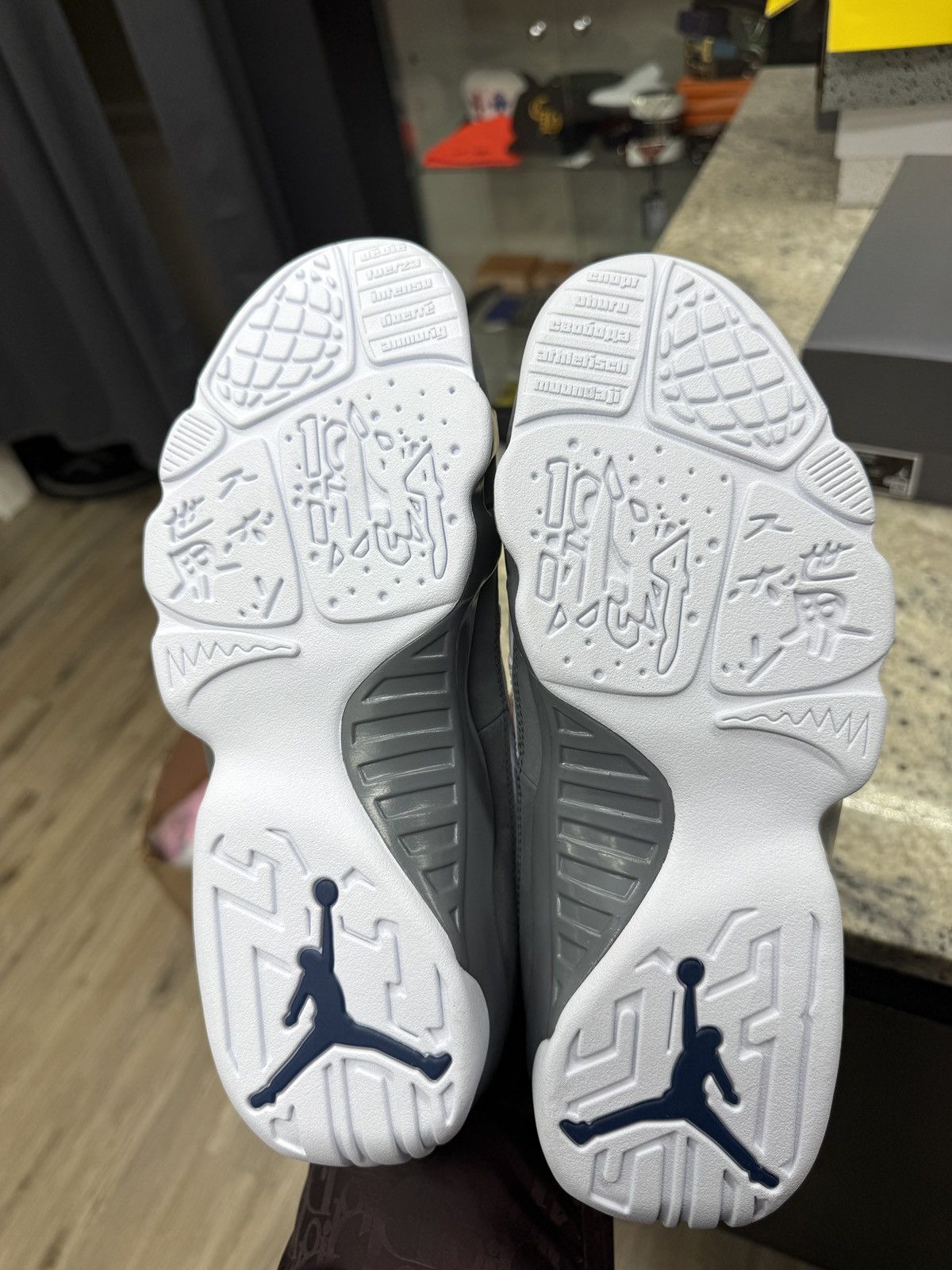 Jordan Brand Jordan 9 Retro Flint Grey French Blues Size US 10 / EU 43 - 5 Thumbnail