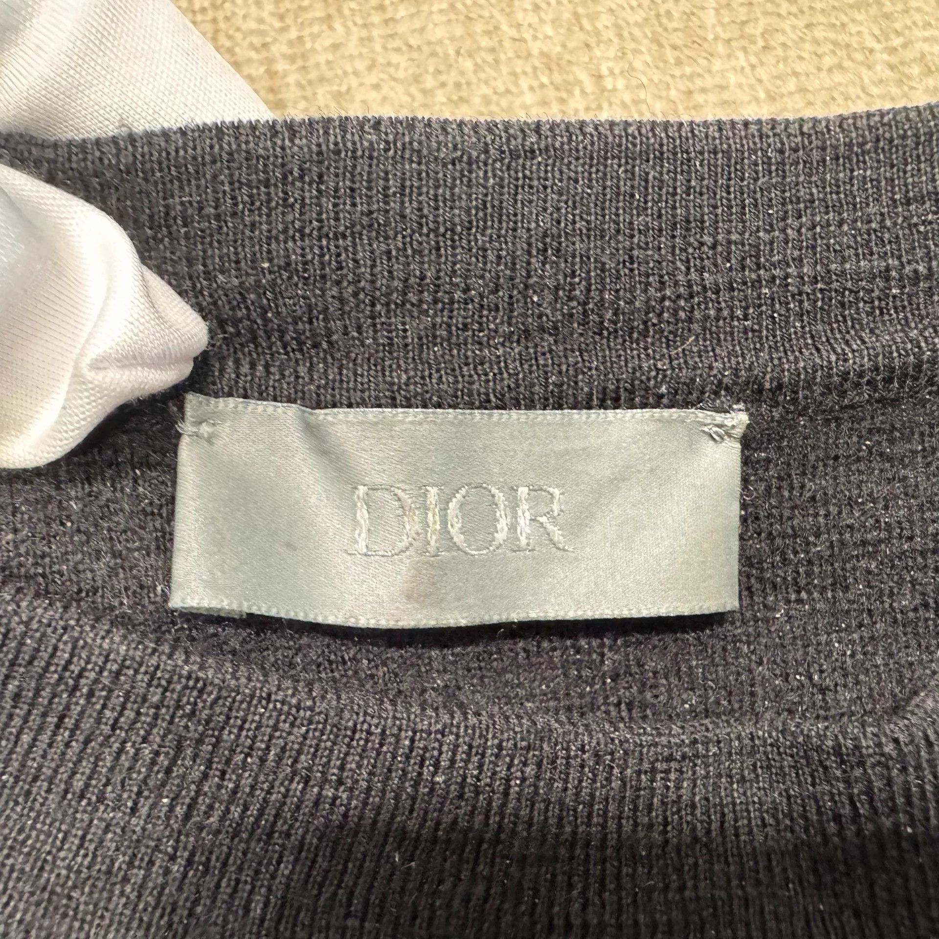 Dior Dior Logo Knit Sweater Black S Size US S / EU 44-46 / 1 - 4 Thumbnail