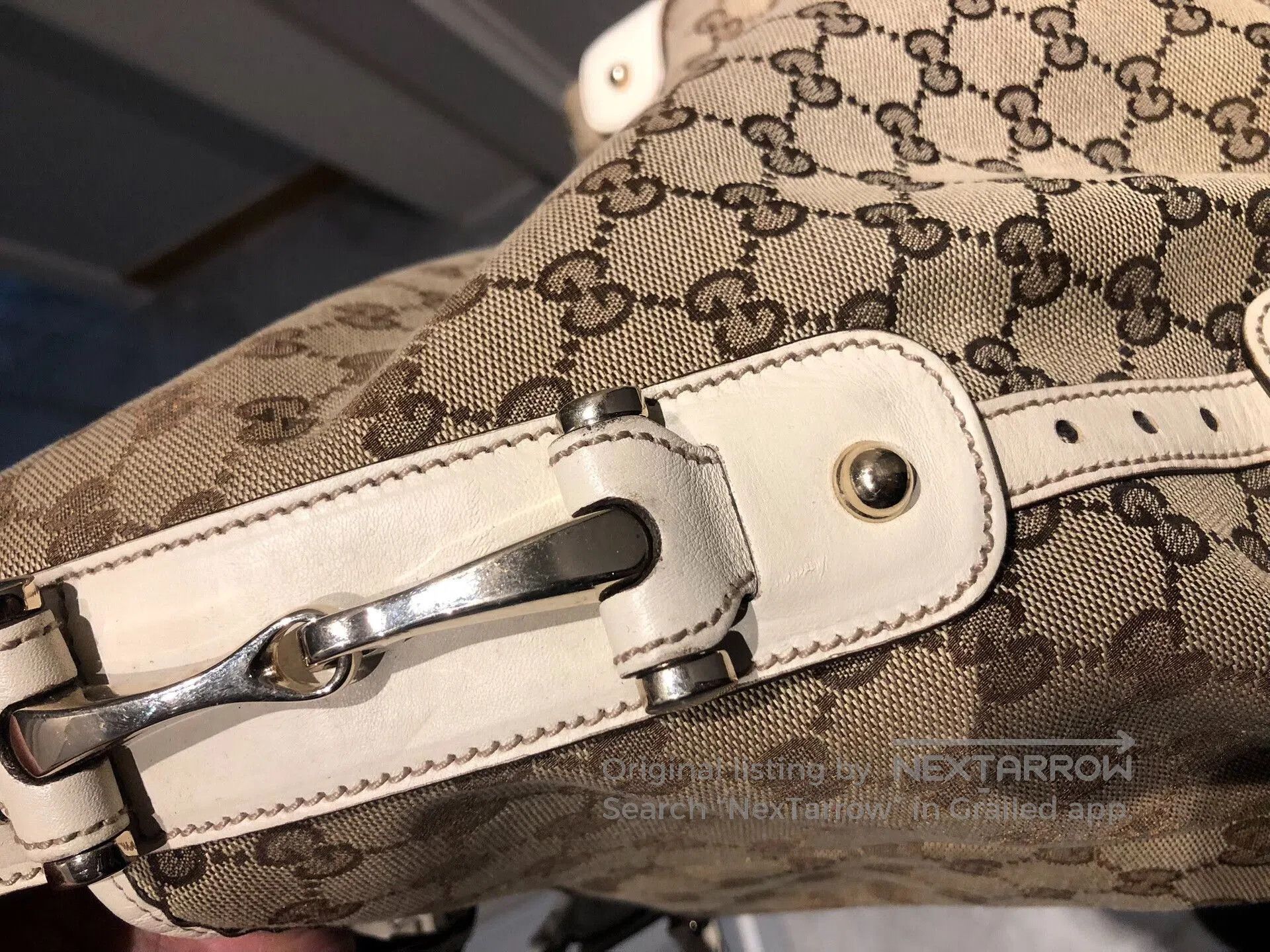 Gucci Gucci Monogram Woven Tote Bag. Size ONE SIZE - 8 Thumbnail