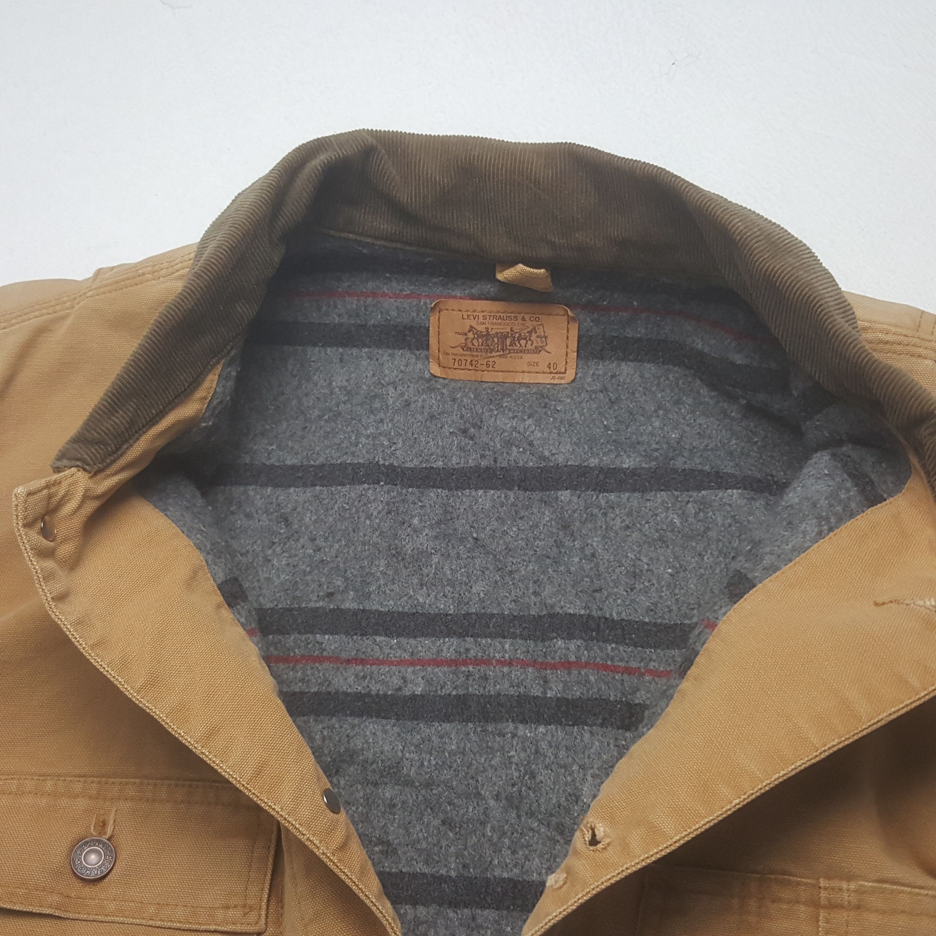 Levi's × Vintage Vintage Levi's American Style Multi Pocket Jacket Size US XL / EU 56 / 4 - 5 Thumbnail