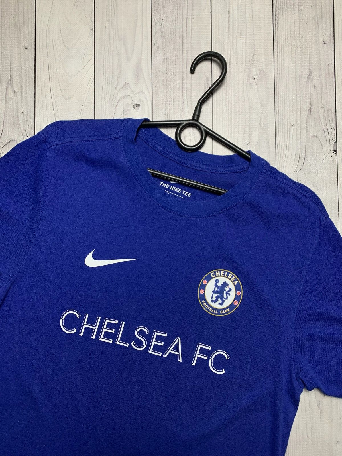 Chelsea Soccer × Nike × Vintage Chelsea Nike size S tee logo blue Size US S / EU 44-46 / 1 - 2 Thumbnail