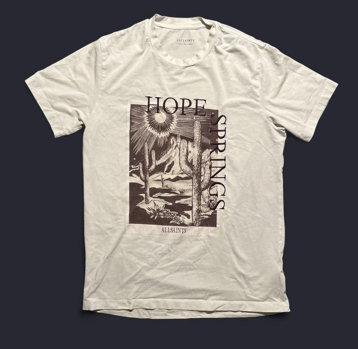 Allsaints Allsaints hope spring white T-shirt Size US S / EU 44-46 / 1 - 1 Thumbnail