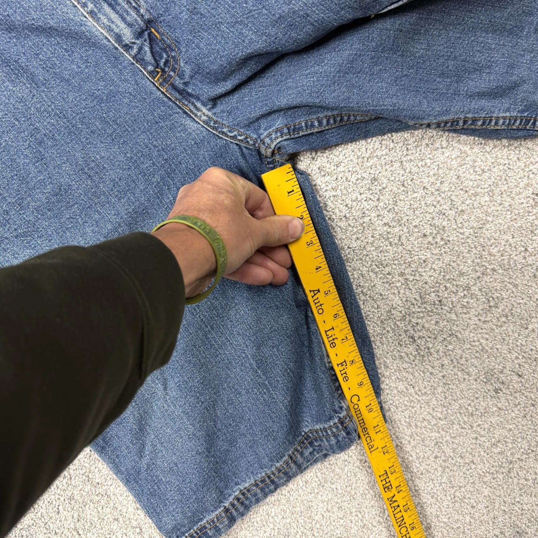 Bugle Boy VINTAGE Bugle Boy Jeans Shorts Cargo Workwear 90s Grunge 31 Blue Denim Mens Short Bodys? Size US 31 - 5 Thumbnail