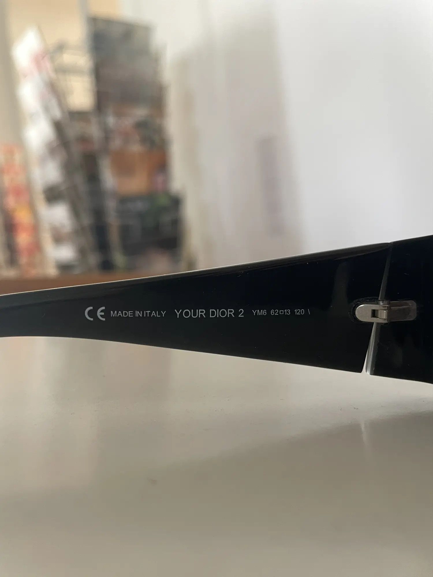 Dior × John Galliano × Vintage DIOR Sunglasses Your Dior Wrap Shield Mask Ski Galliano Era Size ONE SIZE - 2 Thumbnail